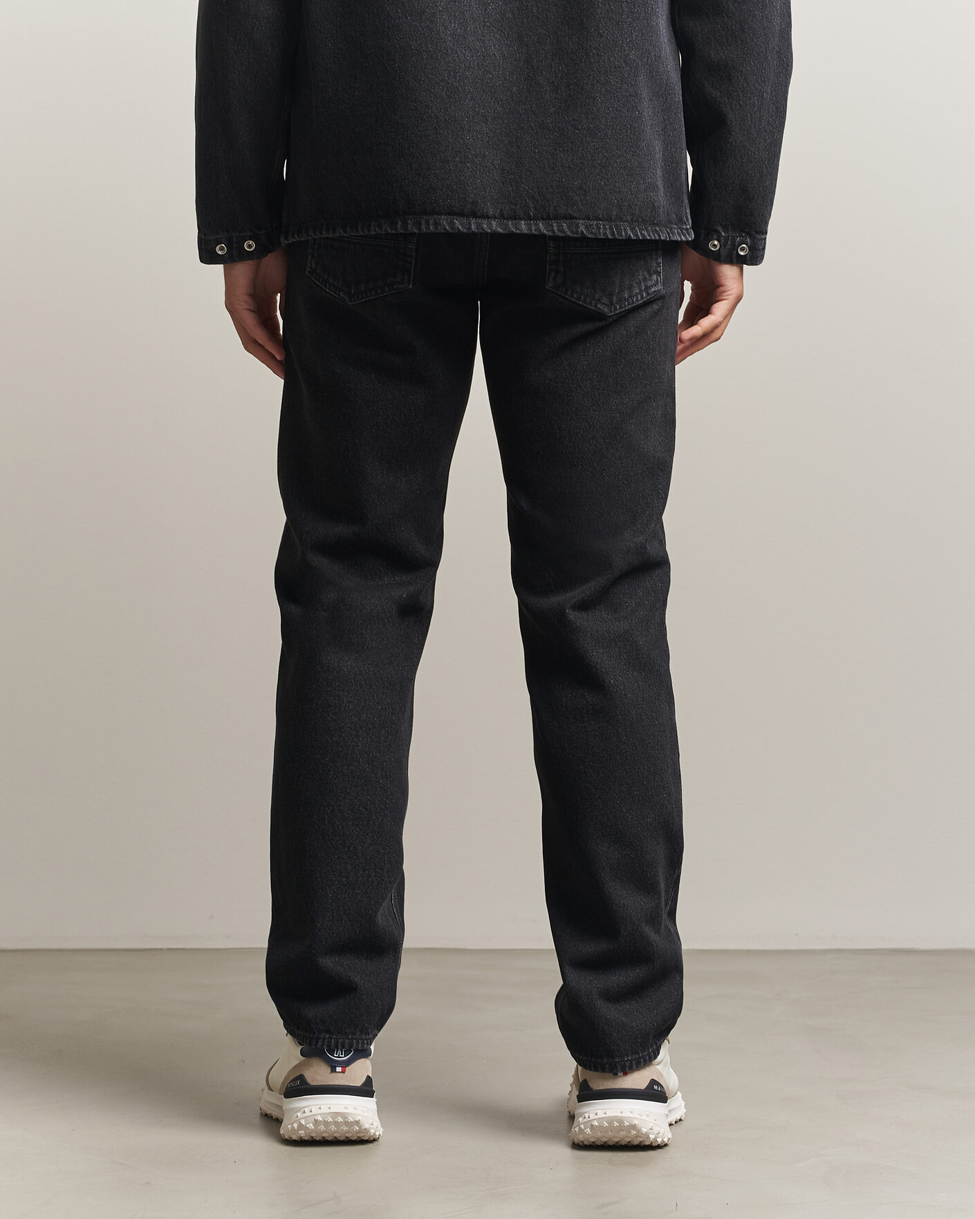 Mies | Farkut | Stone Island | Regular Straight Fit Jeans Black Medium Wash