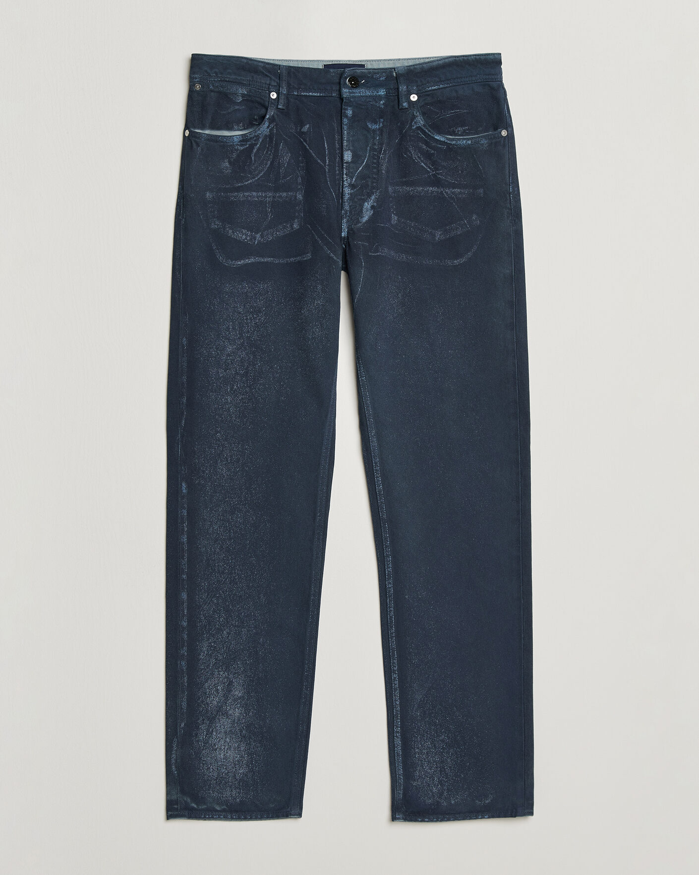 Mies | Farkut | Stone Island | Hand Sprayed Reflective Bull Denim Jeans Slate Blue