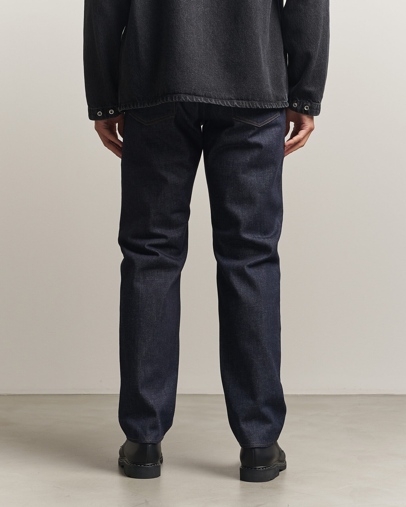 Mies | Farkut | Stone Island | Regular Straight Fit Indigo Jeans Blue Raw