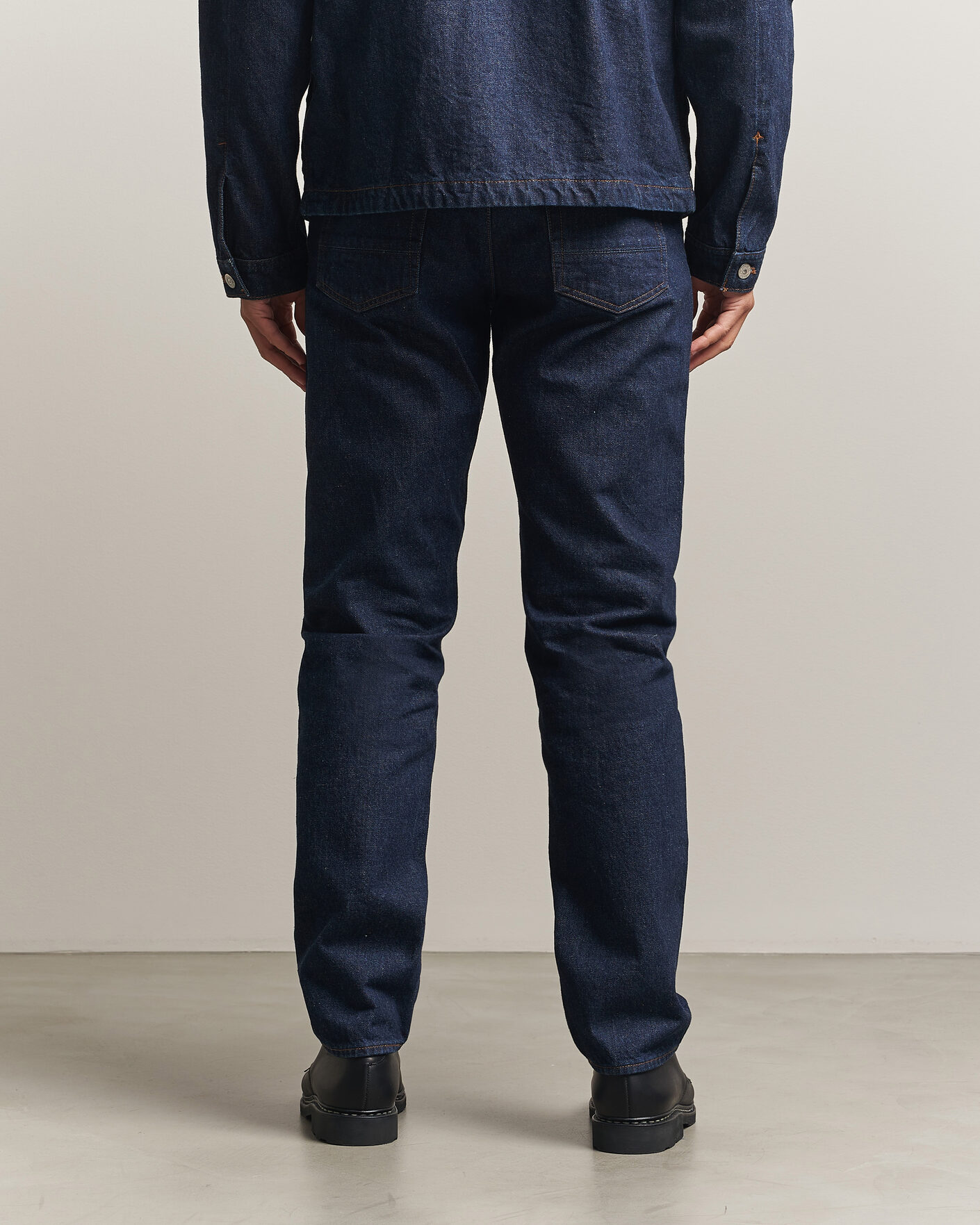 Mies | Farkut | Stone Island | Regular Straight Fit Indigo Jeans Blue Rinse