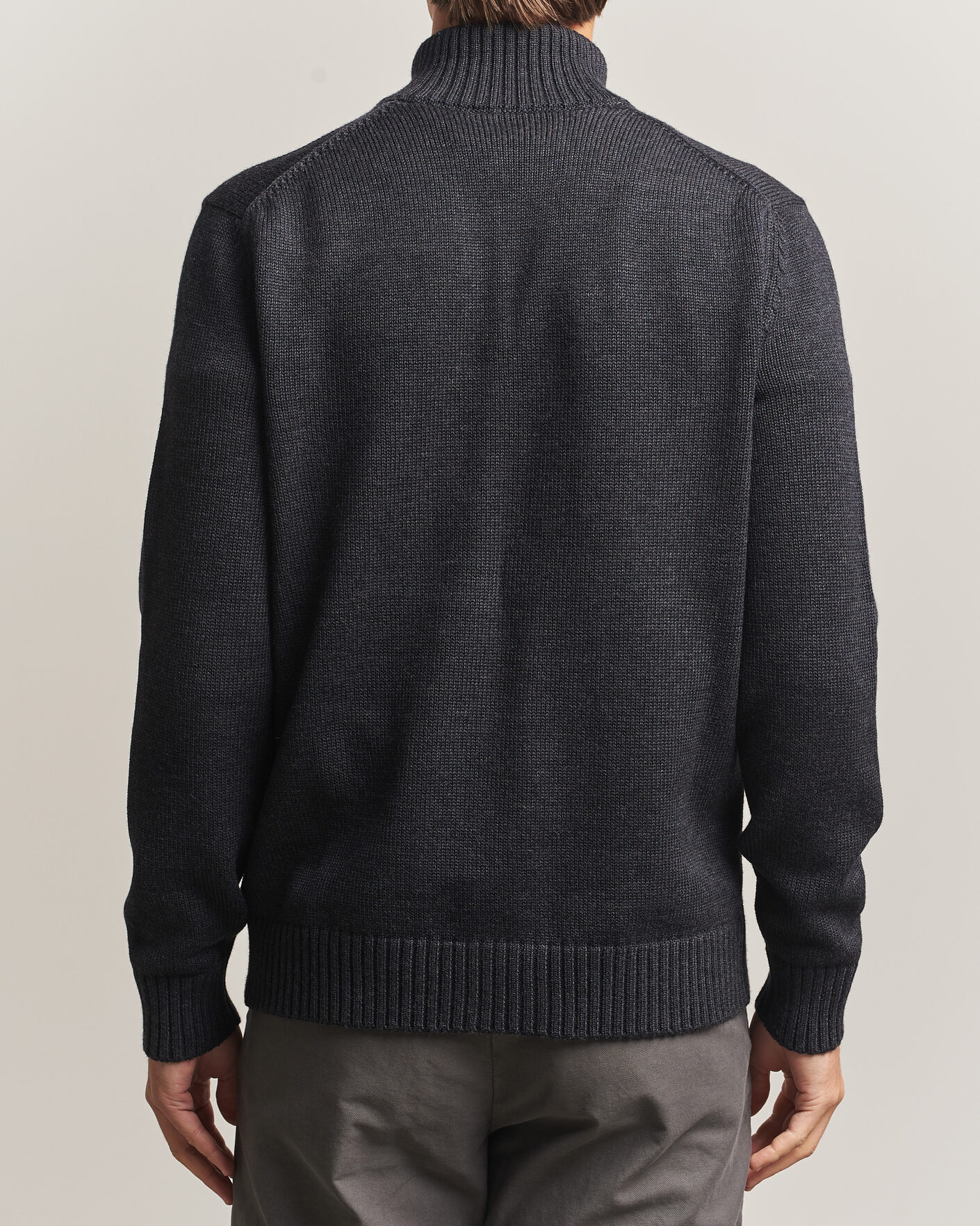 Mies | Puserot | Zanone | Virgin Merino Wool Chioto Grey Melange