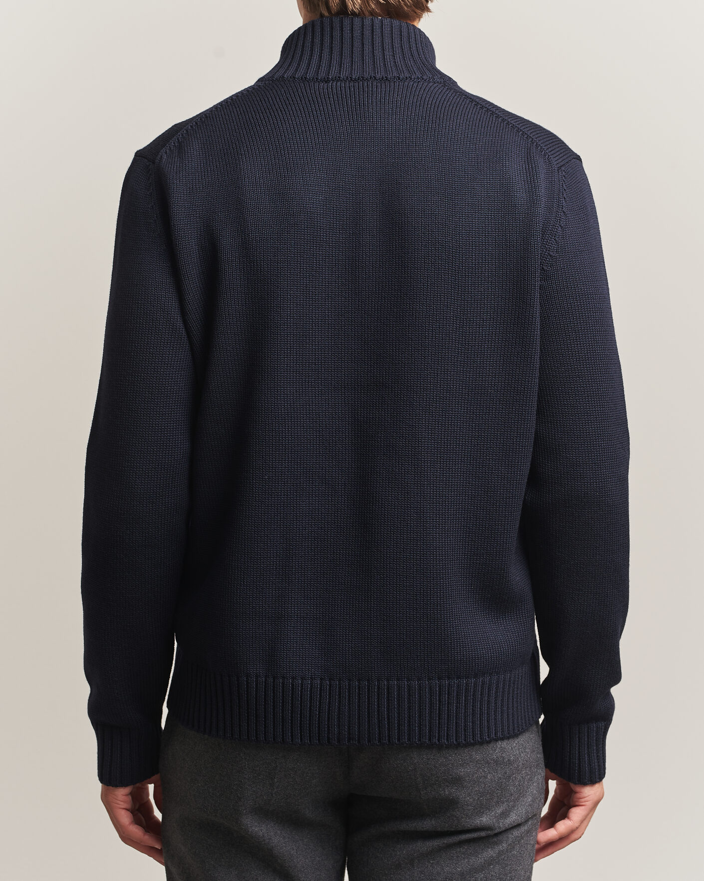 Mies | Puserot | Zanone | Virgin Merino Wool Chioto Navy