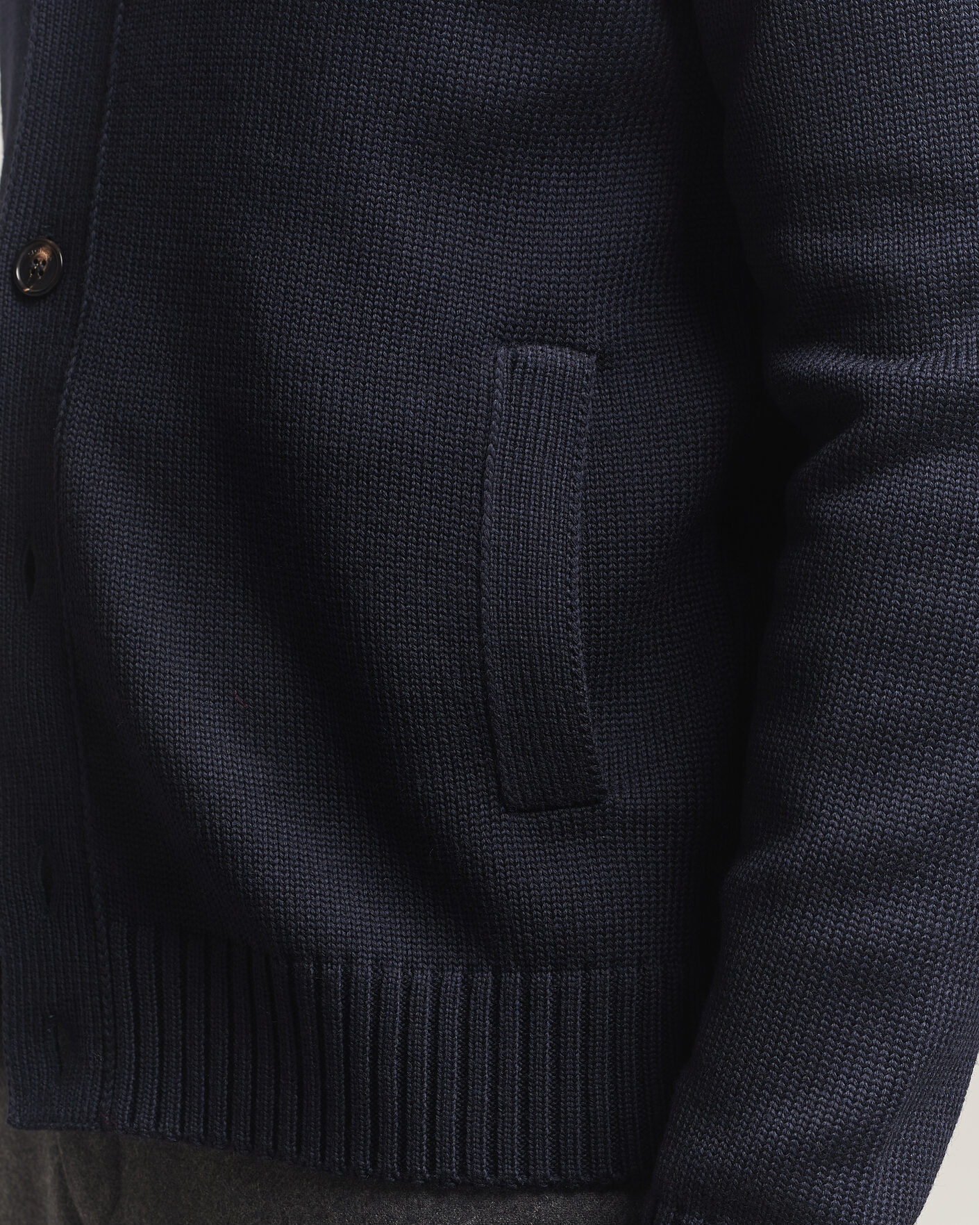 Mies | Puserot | Zanone | Virgin Merino Wool Chioto Navy