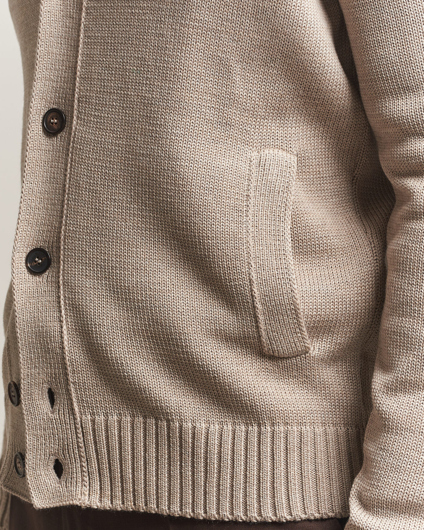 Mies | Puserot | Zanone | Virgin Merino Wool Chioto Beige