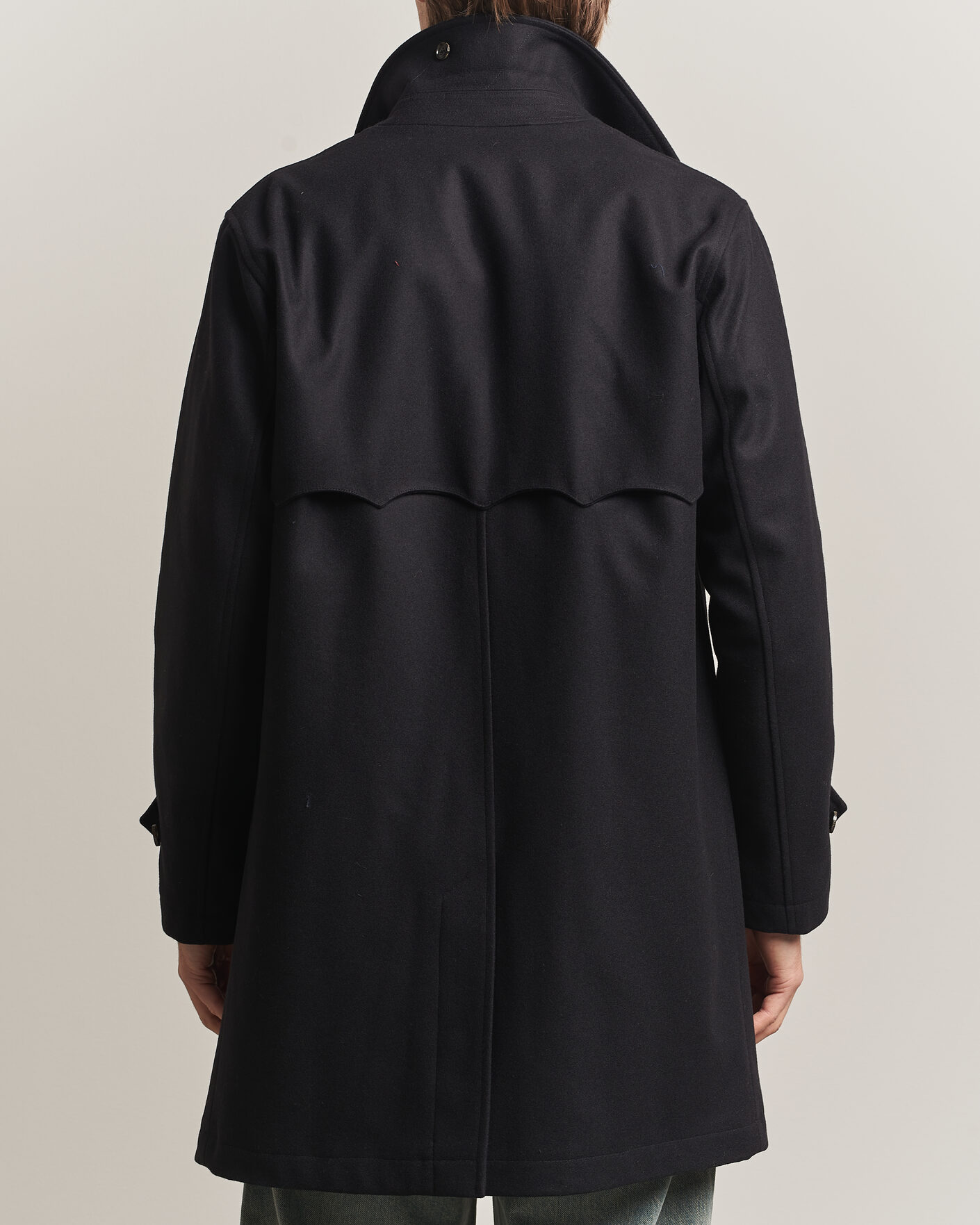 Mies | Takit | Baracuta | G10 Melton Wool Coat Black