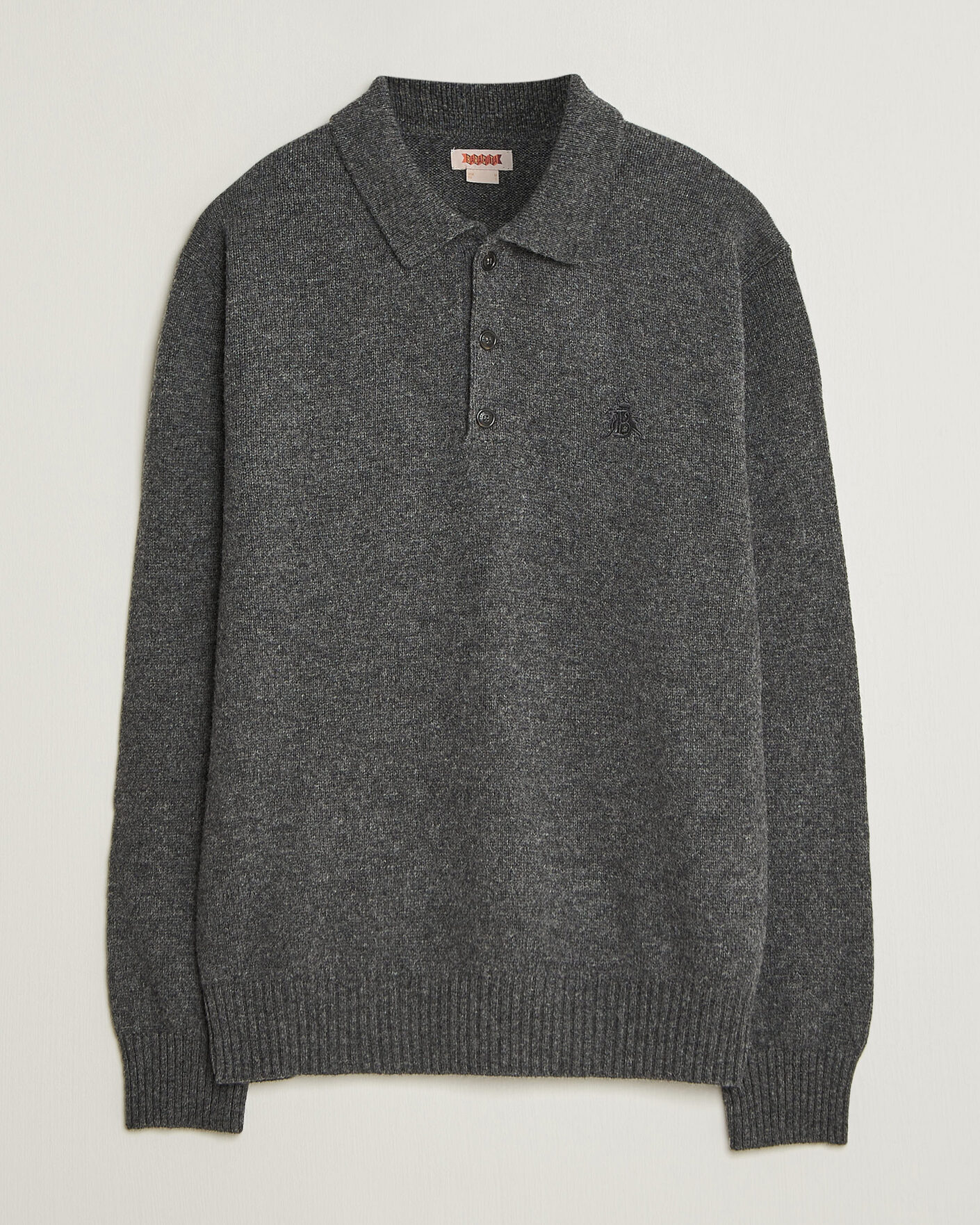 Mies | Puserot | Baracuta | Shetland Polo Mid Grey