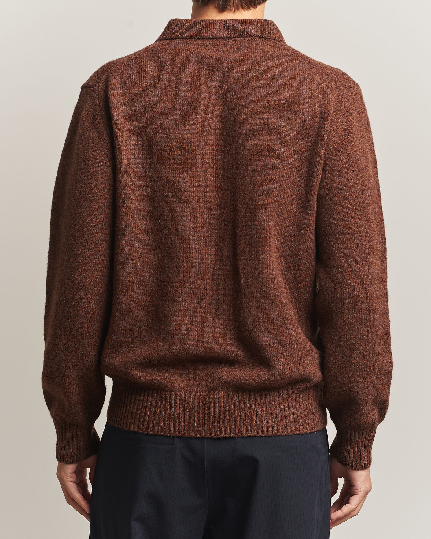 Mies | Puserot | Baracuta | Shetland Polo Slate Black