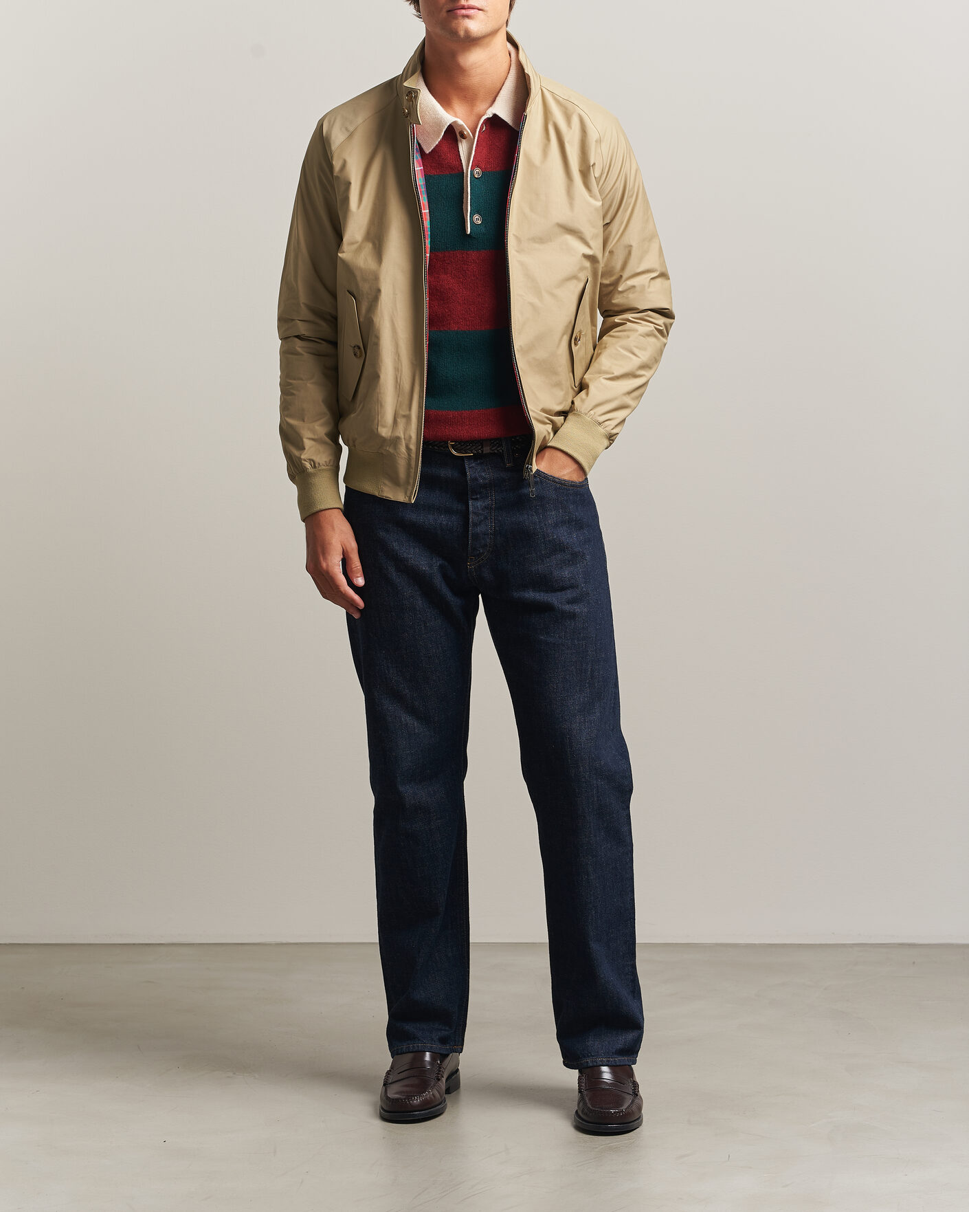 Mies | Takit | Baracuta | G9 Original Harrington Jacket Natural