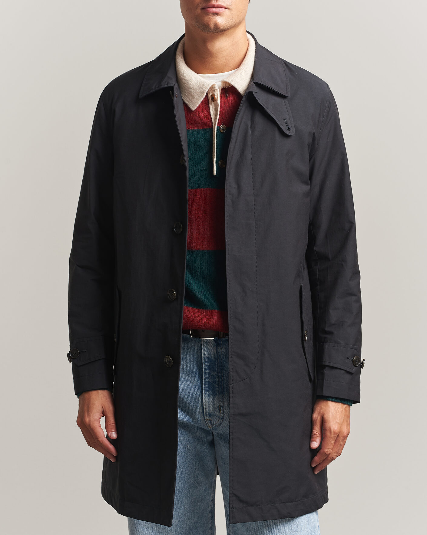 Mies | Takit | Baracuta | G10 Detachable Cloth Coat Dark Navy