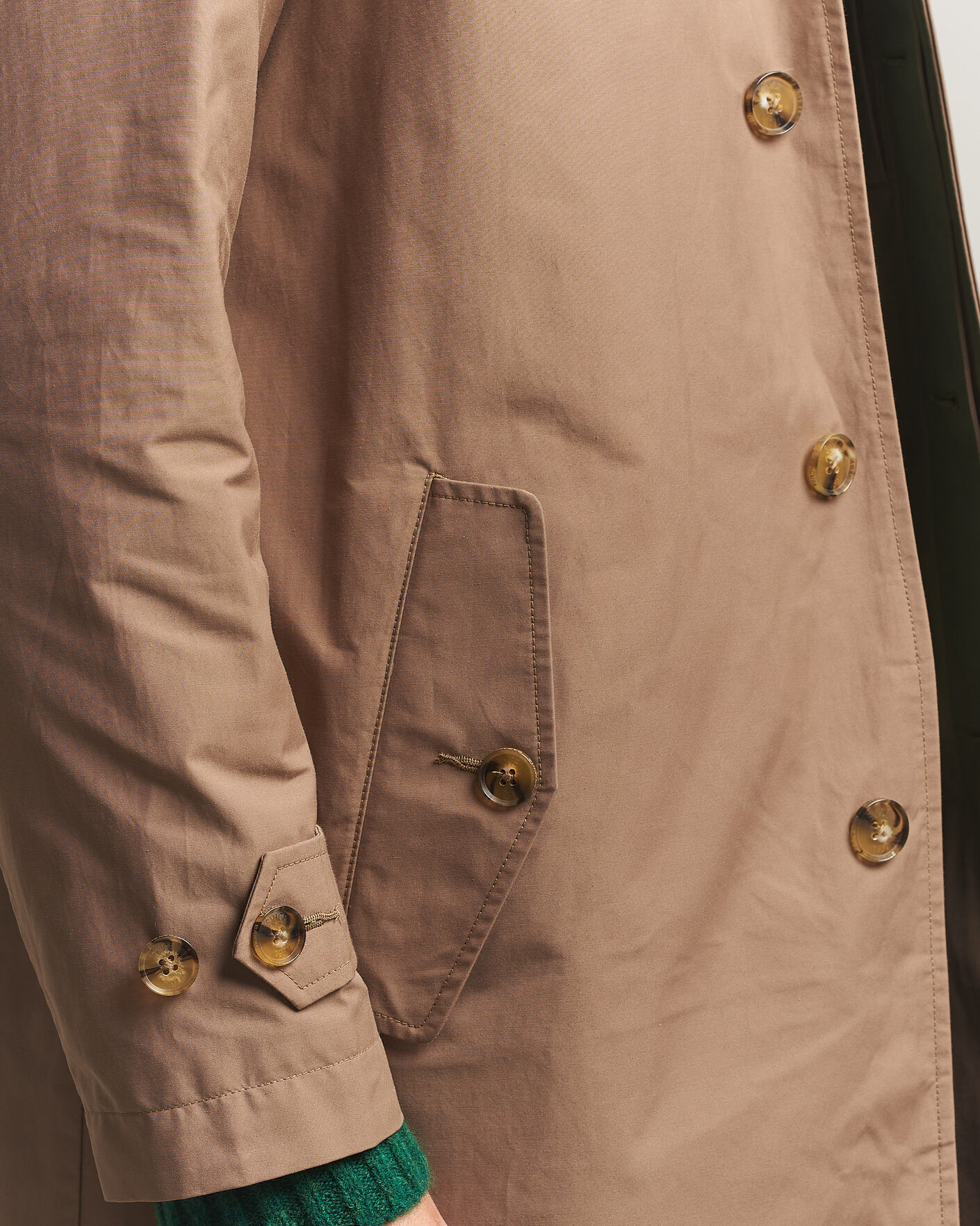 Mies | Takit | Baracuta | G10 Detachable Cloth Coat Tan
