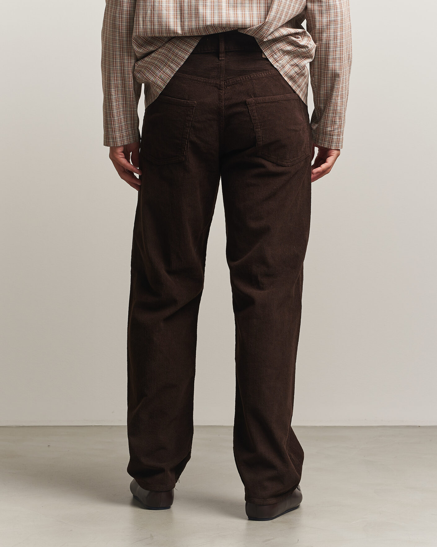 Mies | Housut | Sunflower | Loose Corduroy Pants Brown