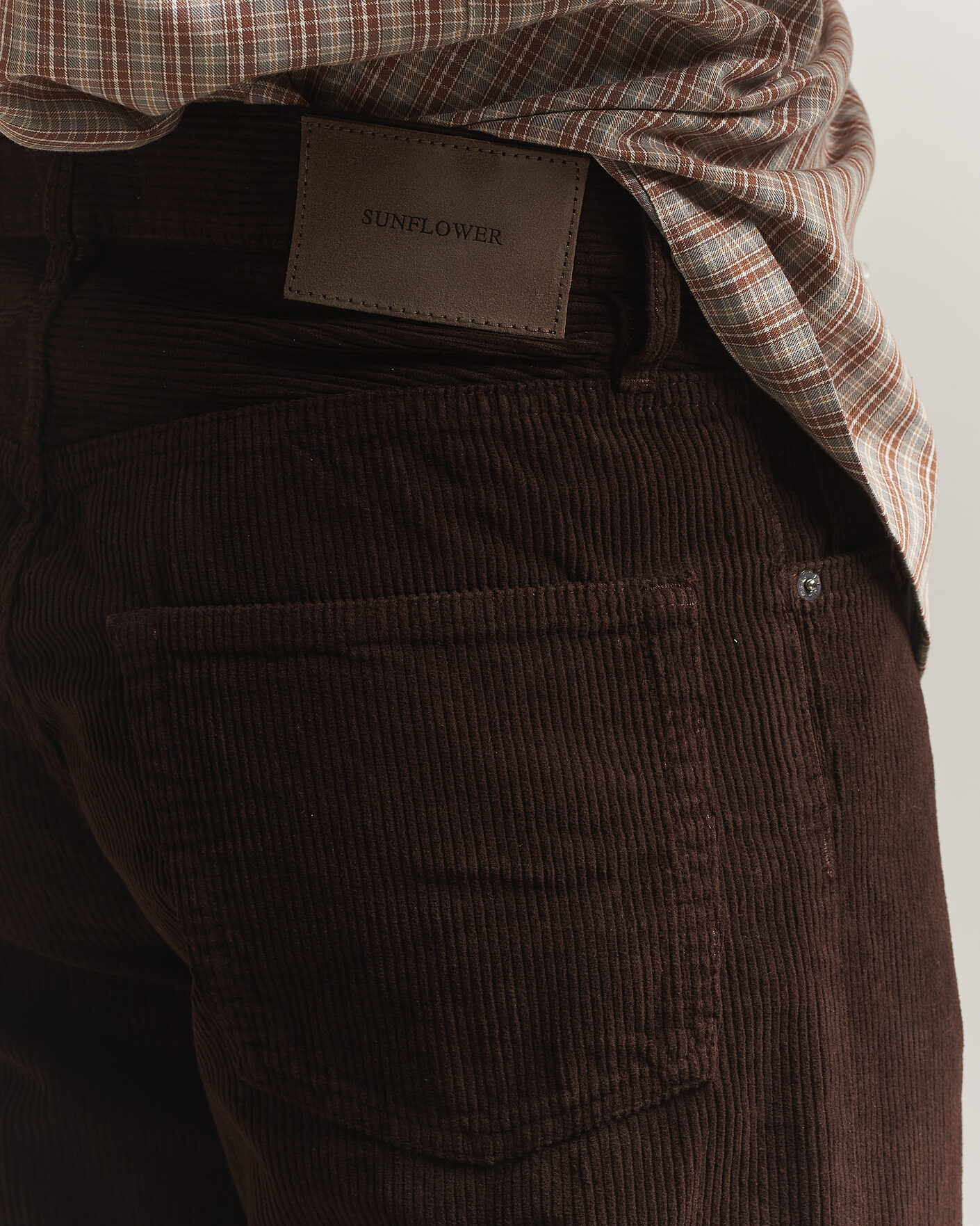 Mies | Housut | Sunflower | Loose Corduroy Pants Brown
