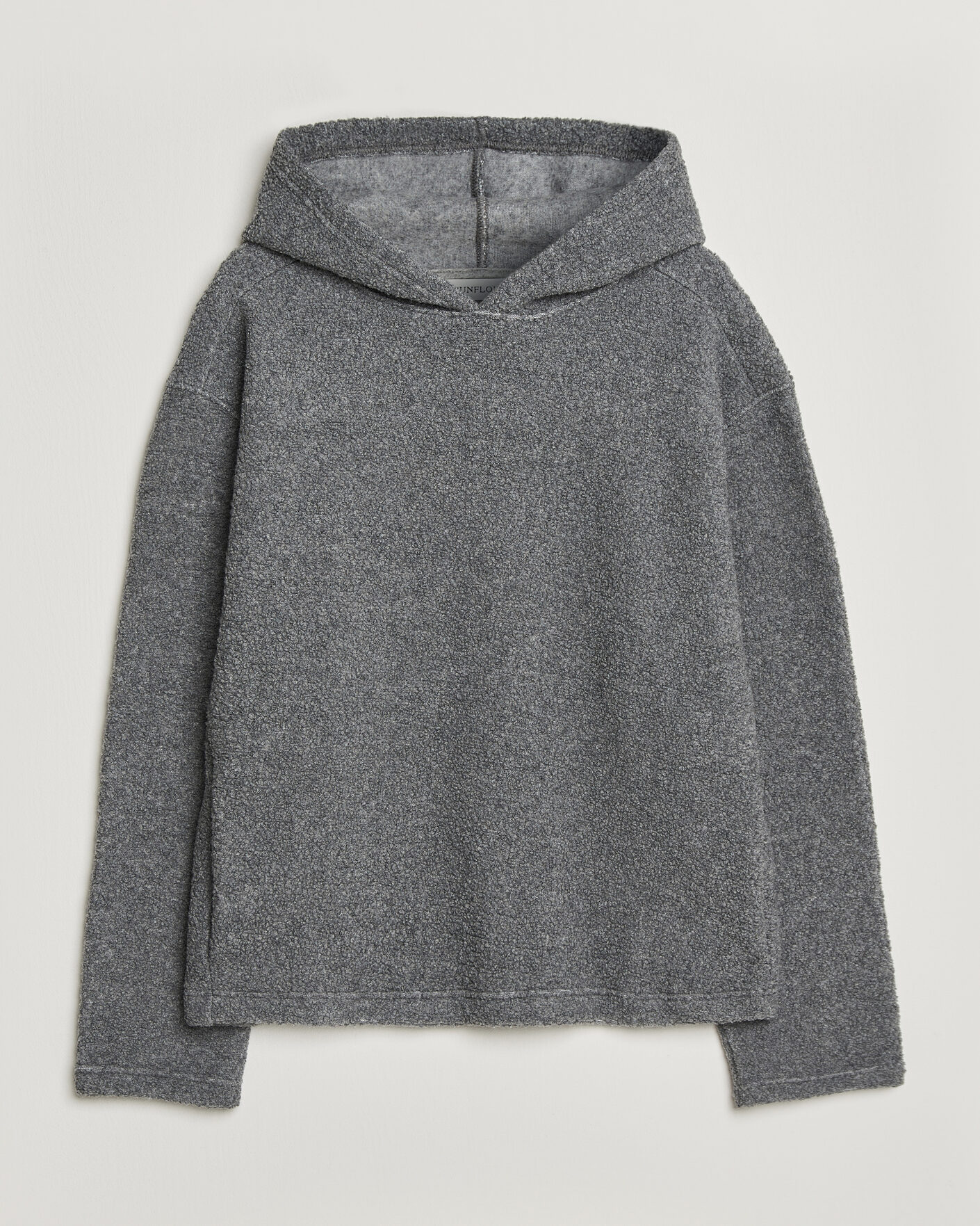 Mies | Puserot | Sunflower | Wool Hoodie Grey Melange