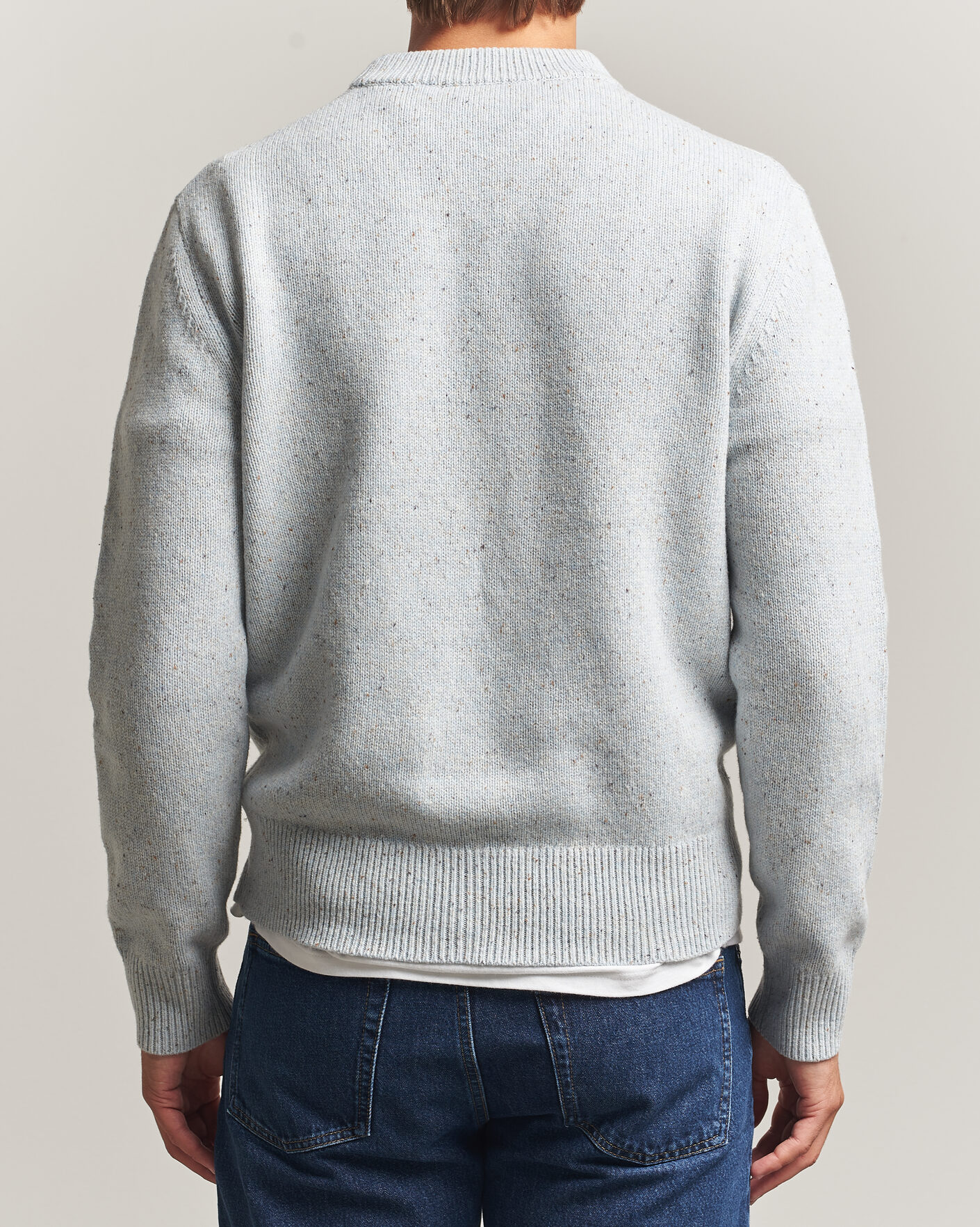 Mies | Puserot | Sunflower | Moon Donegal Sweater Light Blue