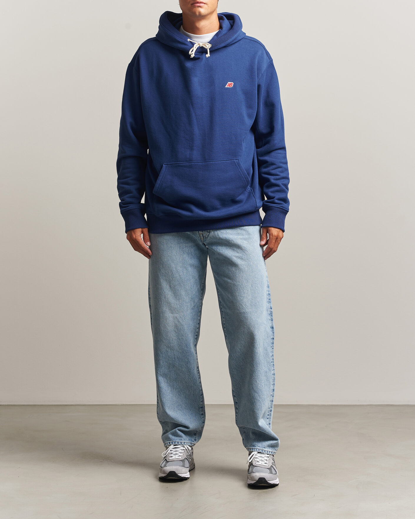 Mies | Puserot | New Balance Made In US & UK | New Balance Made in Made In USA Core Hoodie Blue Oyster