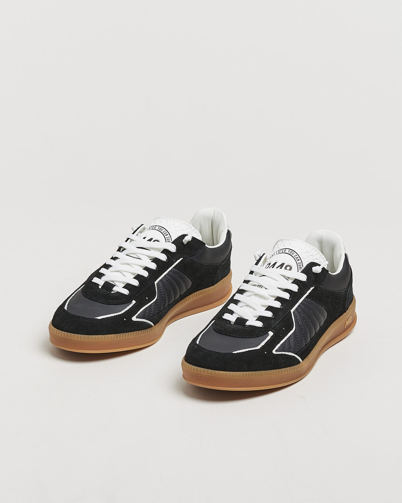 Mies | Tennarit | P448 | Marte Leather/Suede Sneaker Black