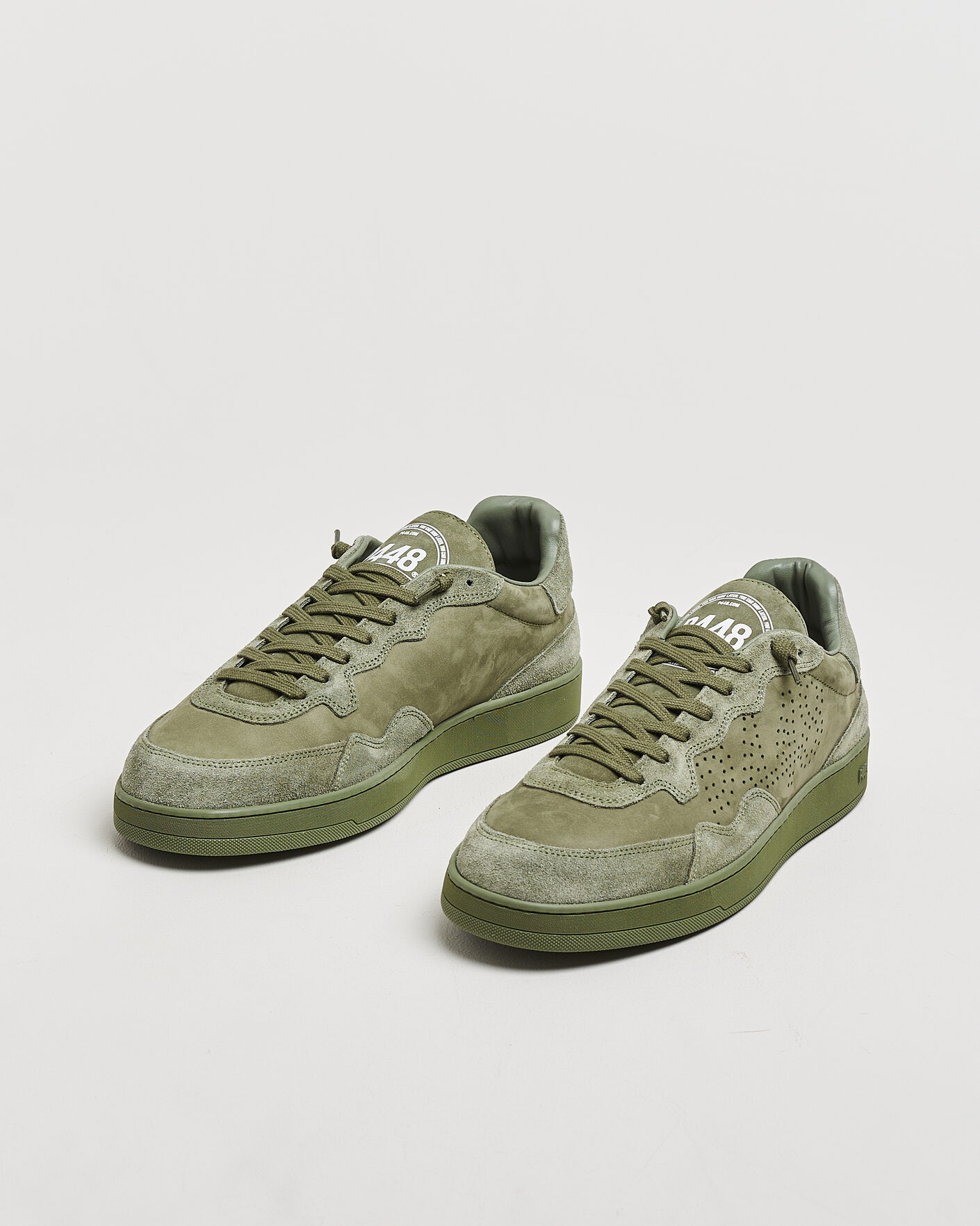 Mies | Tennarit | P448 | Vert Leather Sneaker Army Green