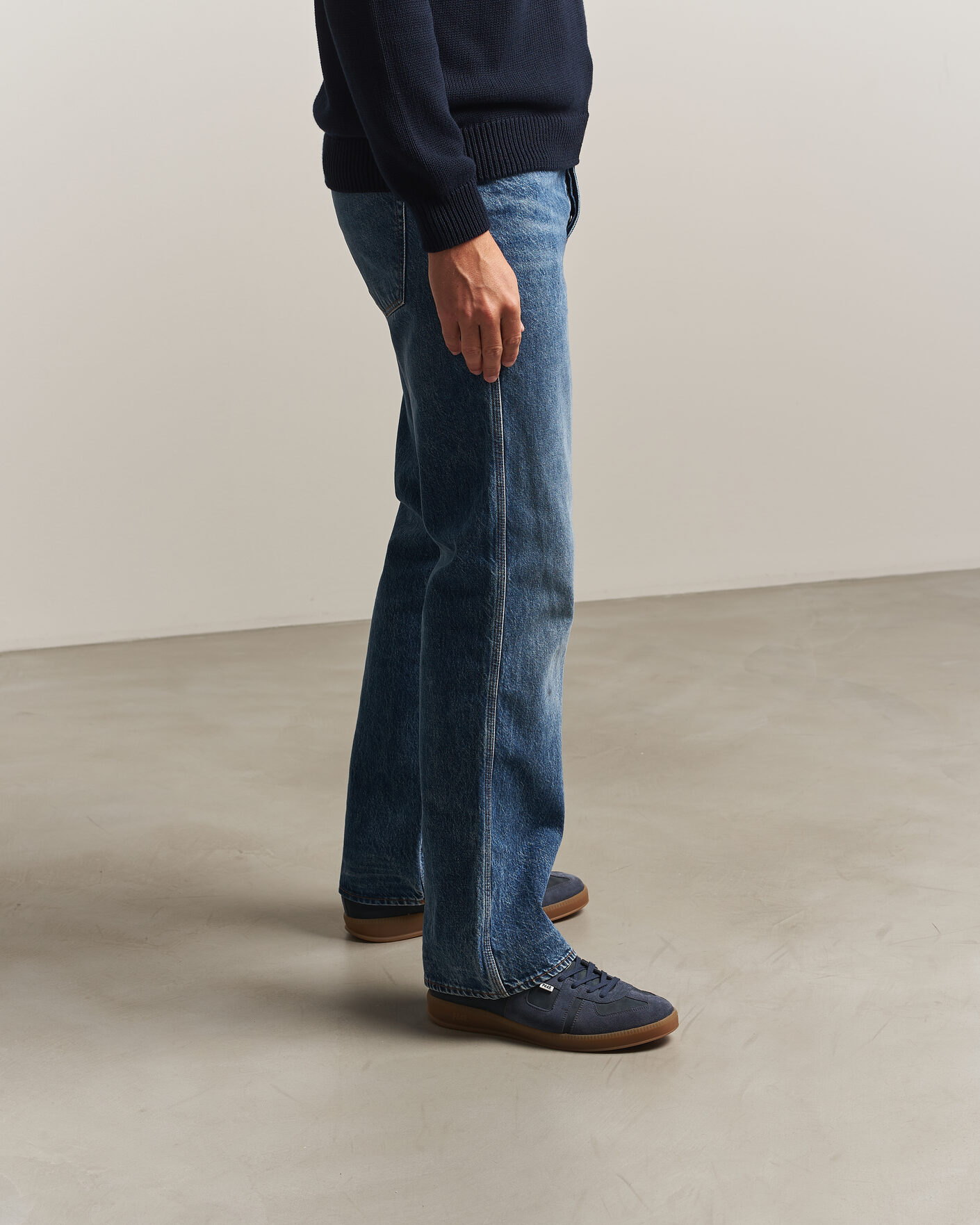 Mies | Tennarit | P448 | Monza Suede Sneaker Total Blue