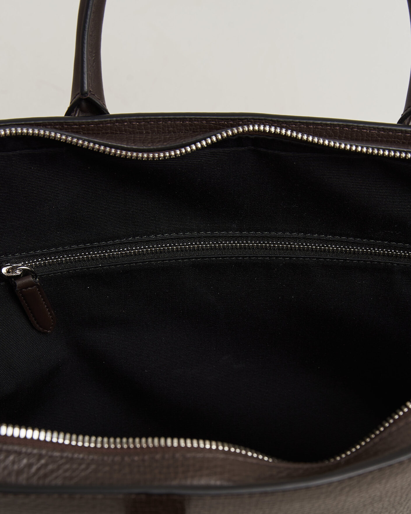 Mies | Laukut | Smythson | Ludlow Ultra Slim Briefcase With Zip Front Dark Brown