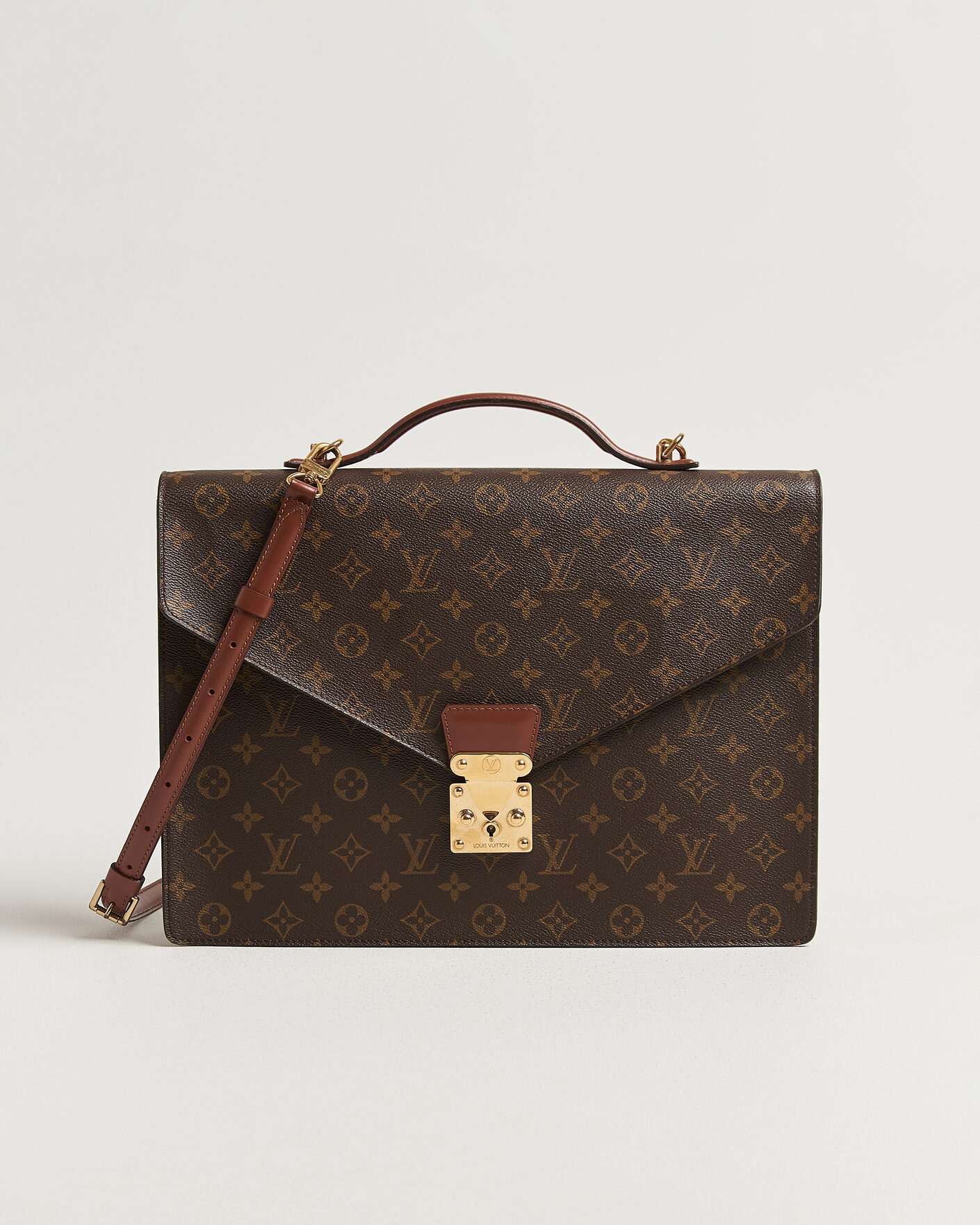 Mies | Pre-Owned & Vintage Bags | Louis Vuitton Pre-Owned | Porte Document Bandouliére Monogram