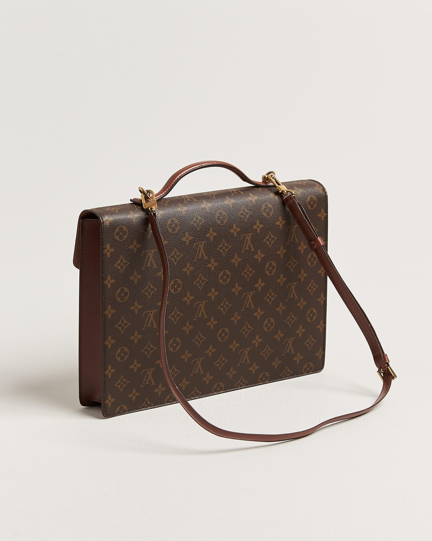 Mies | Pre-Owned & Vintage Bags | Louis Vuitton Pre-Owned | Porte Document Bandouliére Monogram