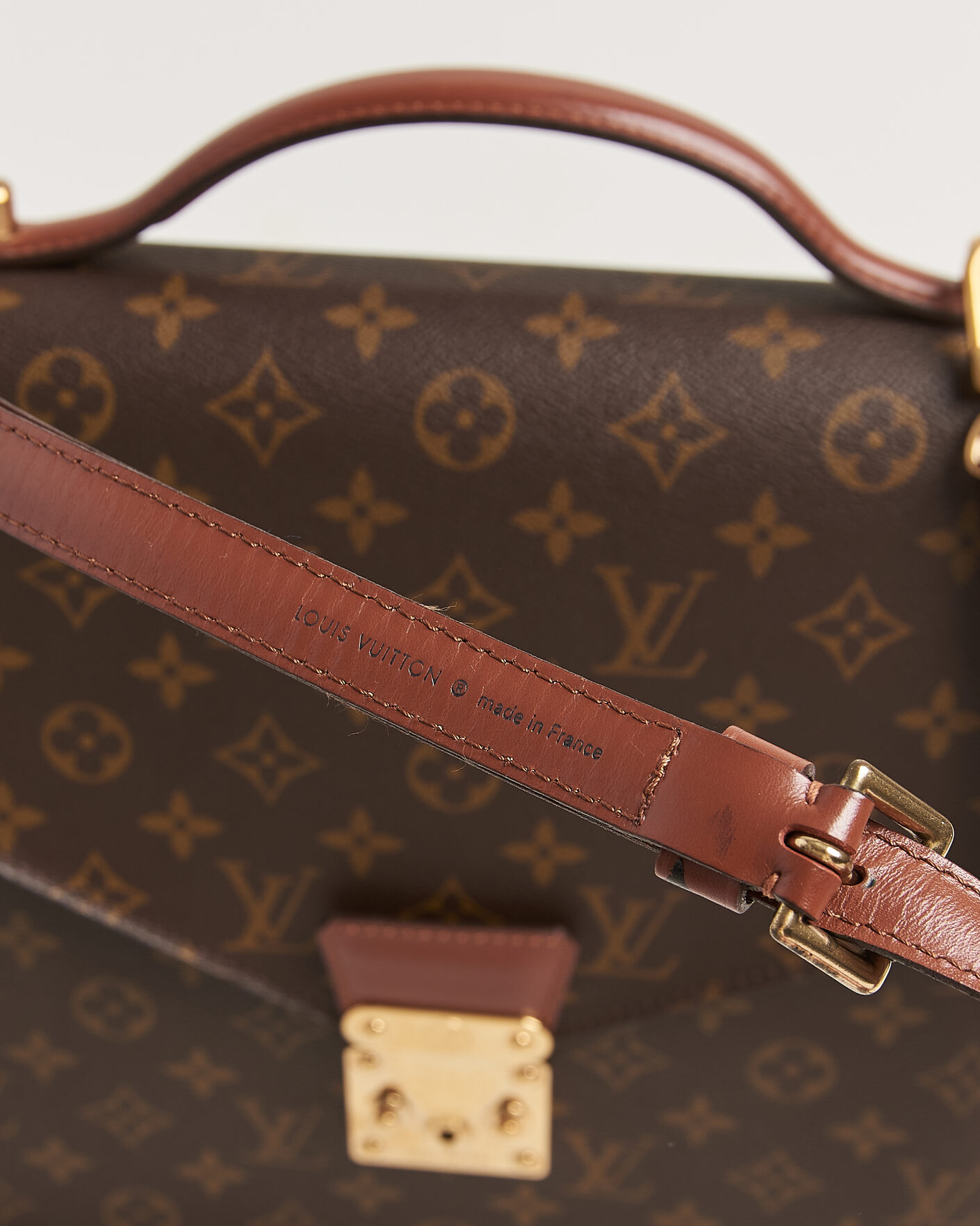 Mies | Pre-Owned & Vintage Bags | Louis Vuitton Pre-Owned | Porte Document Bandouliére Monogram