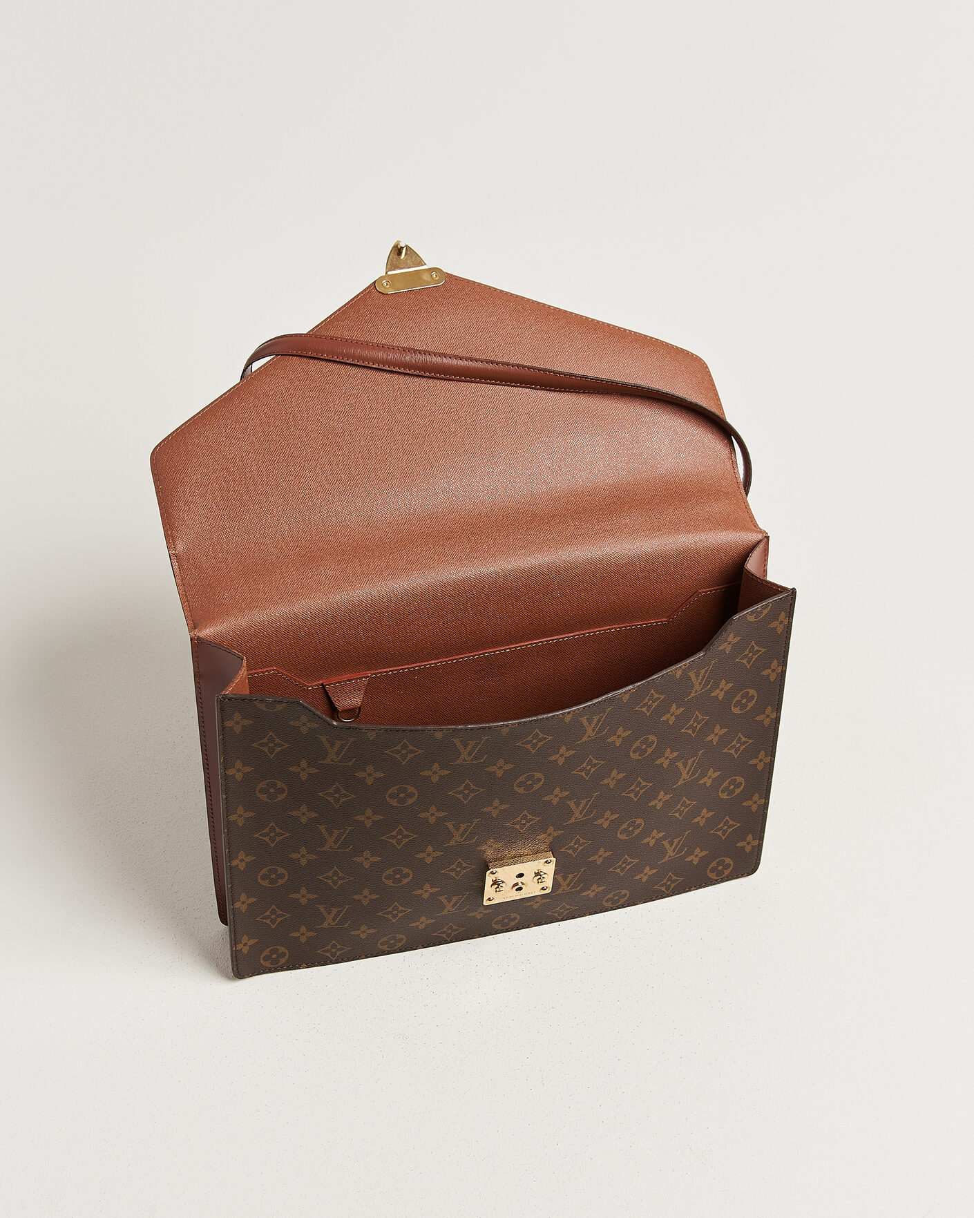 Mies | Pre-Owned & Vintage Bags | Louis Vuitton Pre-Owned | Porte Document Bandouliére Monogram