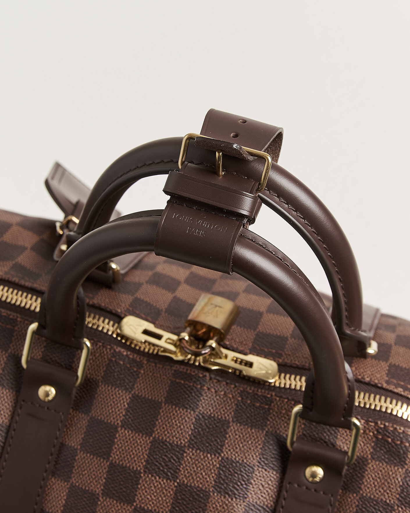 Mies | Pre-Owned & Vintage Bags | Louis Vuitton Pre-Owned | Keepall 50 Damier Ebene