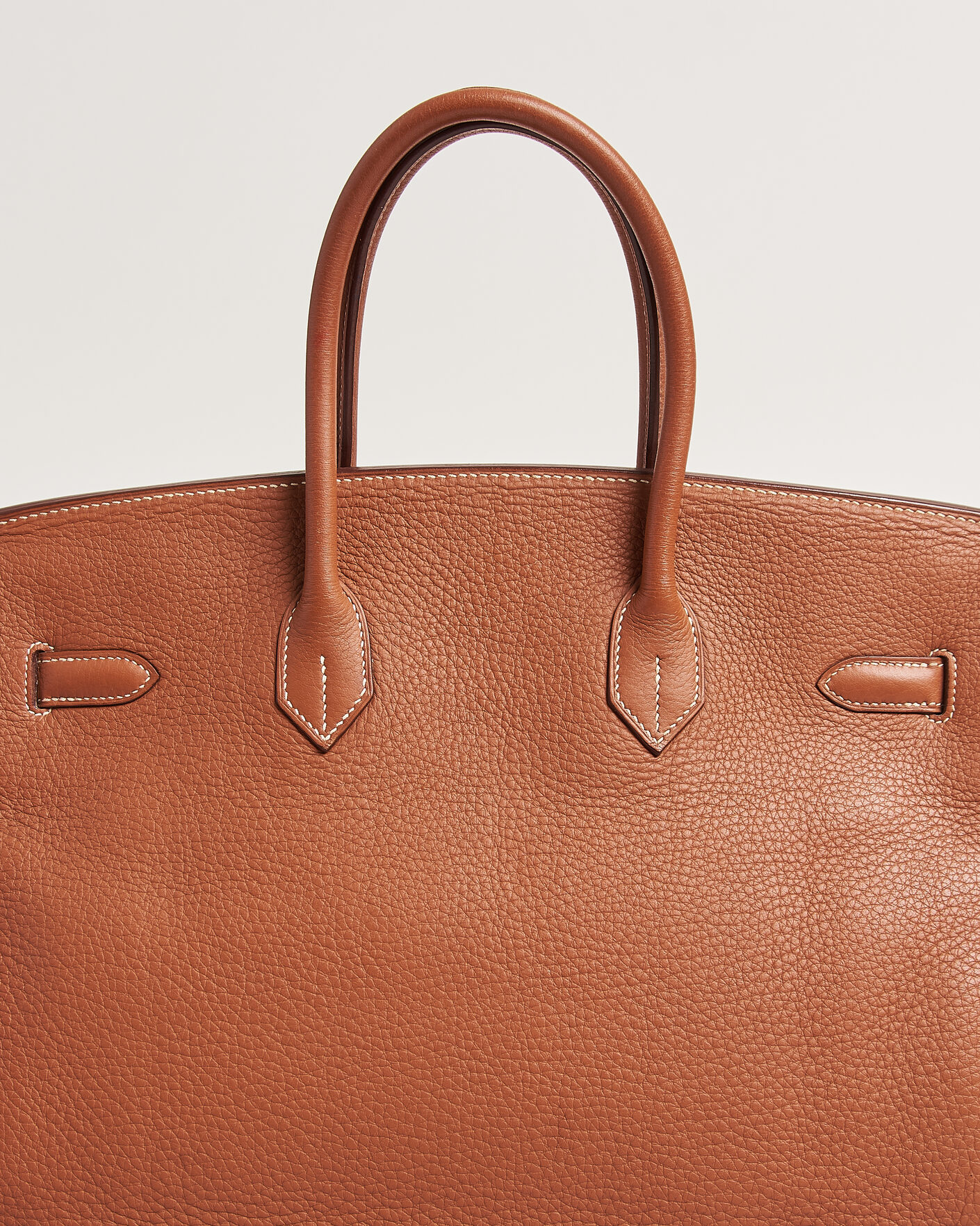 Mies | Pre-Owned & Vintage Bags | Hermès Pre-Owned | Birkin 35 Togo Leather Cognac Brown