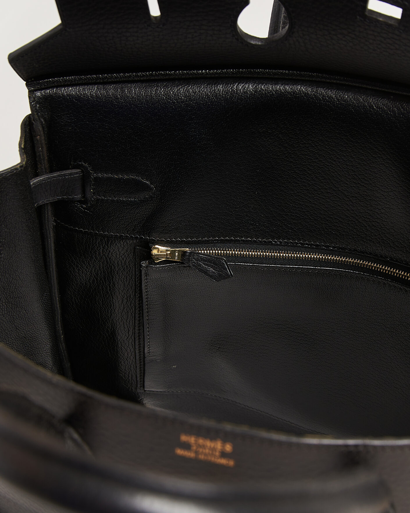 Mies | Pre-Owned & Vintage Bags | Hermès Pre-Owned | Birkin 35 Retourné Ardennes Leather Black