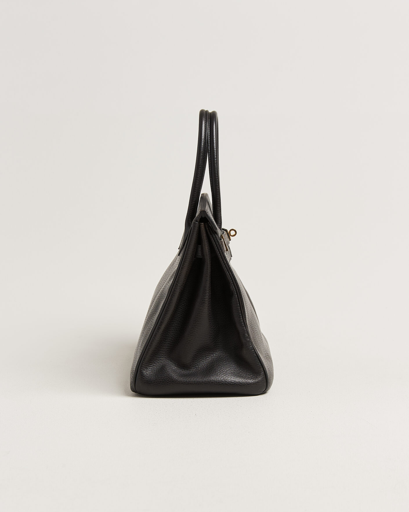Mies | Pre-Owned & Vintage Bags | Hermès Pre-Owned | Birkin 35 Retourné Ardennes Leather Black