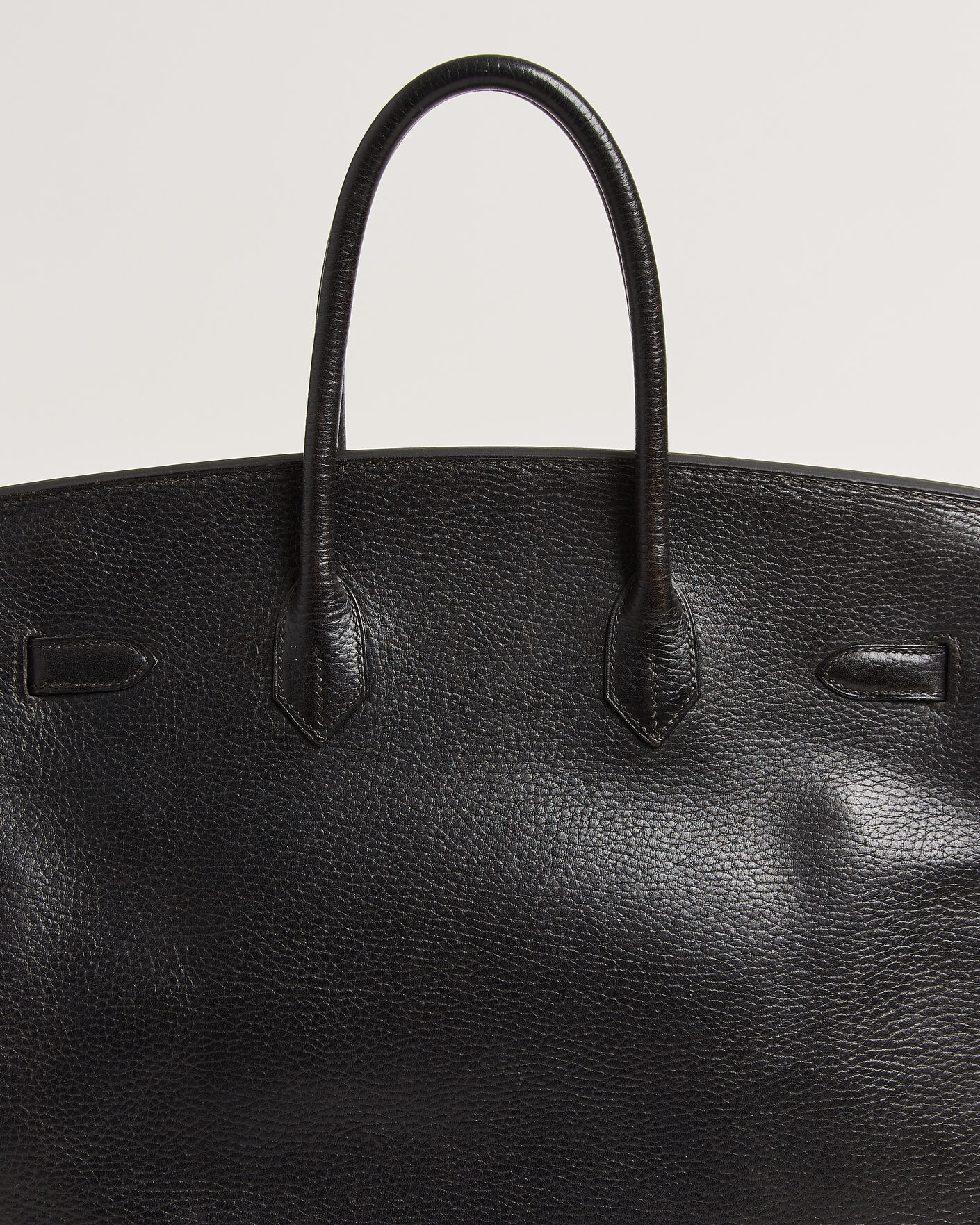Mies | Pre-Owned & Vintage Bags | Hermès Pre-Owned | Birkin 35 Retourné Ardennes Leather Black