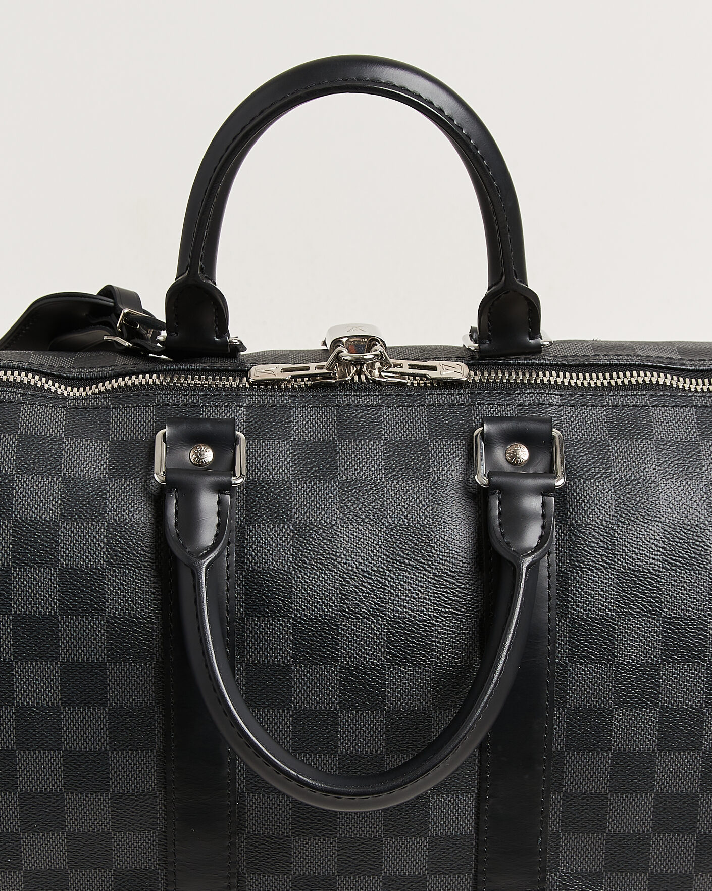 Mies | Pre-Owned & Vintage Bags | Louis Vuitton Pre-Owned | Keepall 45 Bandouliére Damier graphite