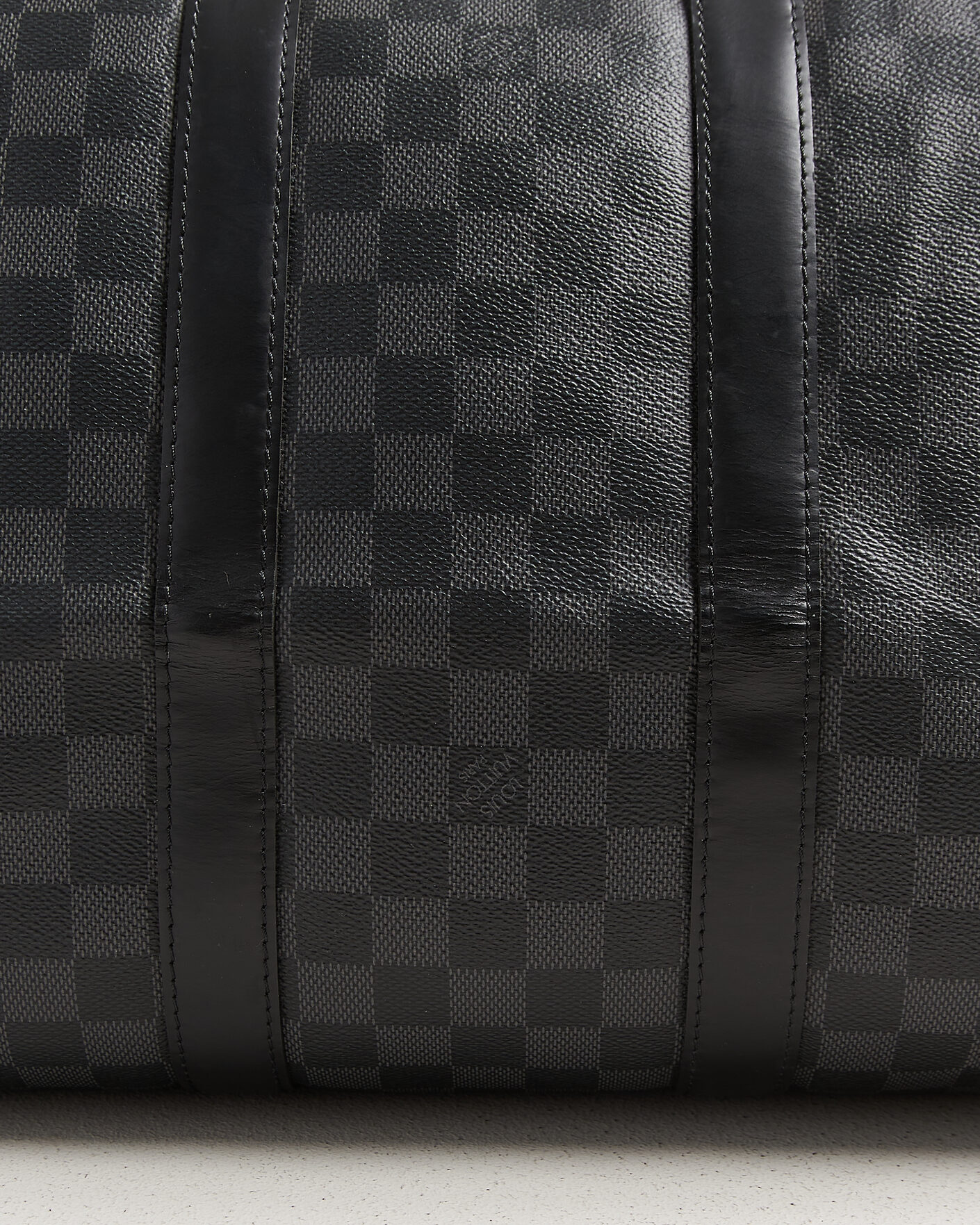 Mies | Pre-Owned & Vintage Bags | Louis Vuitton Pre-Owned | Keepall 45 Bandouliére Damier graphite