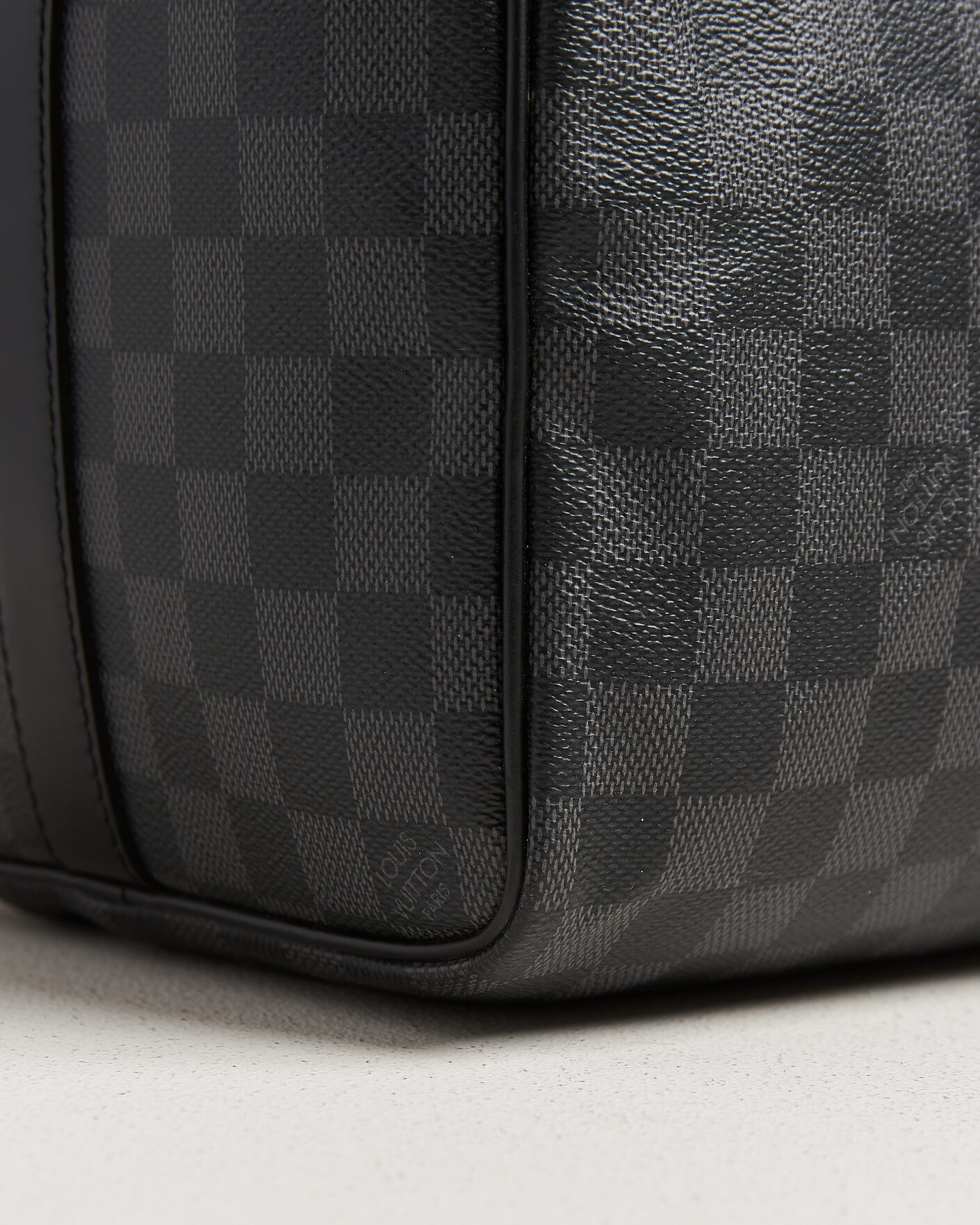 Mies | Pre-Owned & Vintage Bags | Louis Vuitton Pre-Owned | Keepall 45 Bandouliére Damier graphite