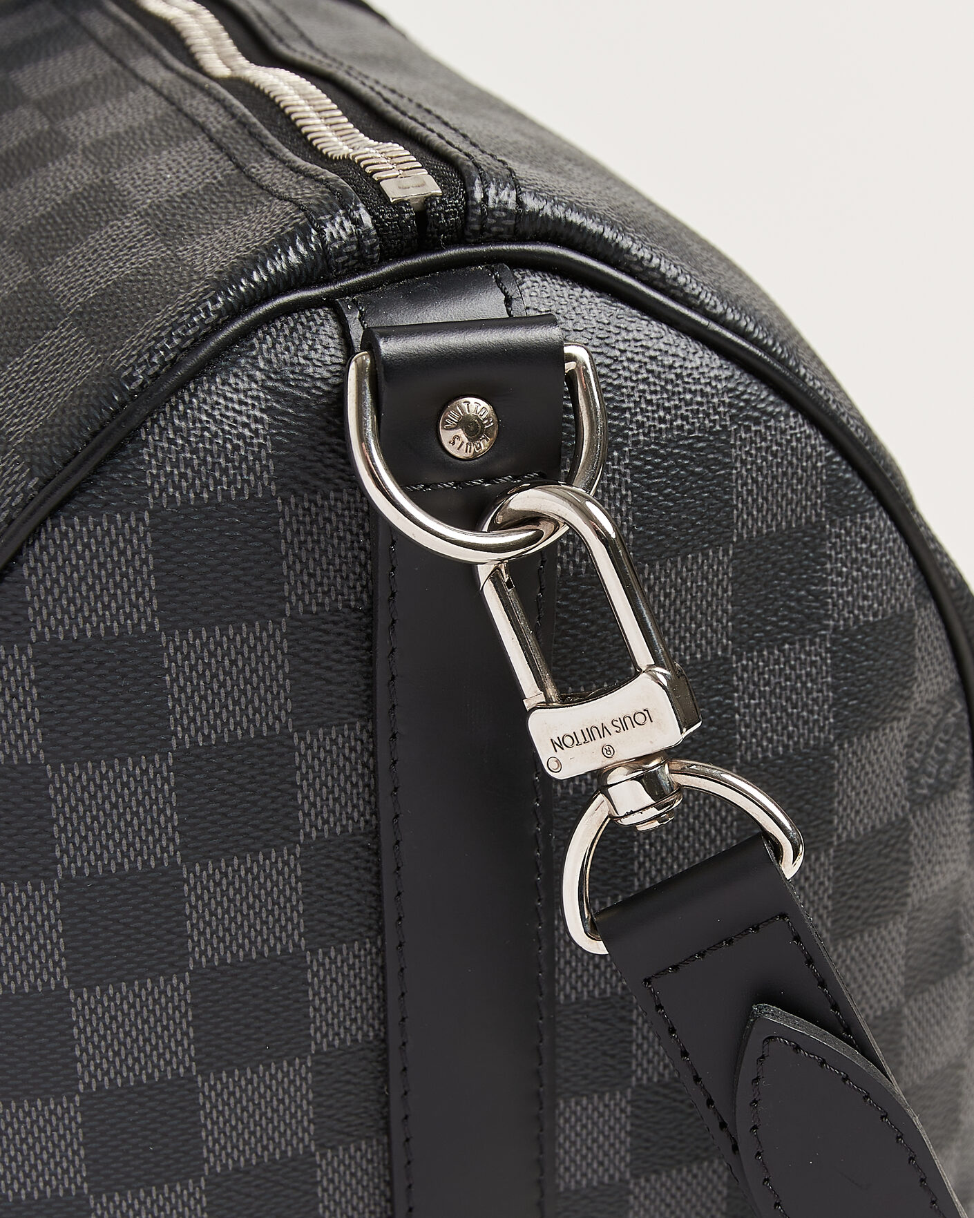 Mies | Pre-Owned & Vintage Bags | Louis Vuitton Pre-Owned | Keepall 45 Bandouliére Damier graphite