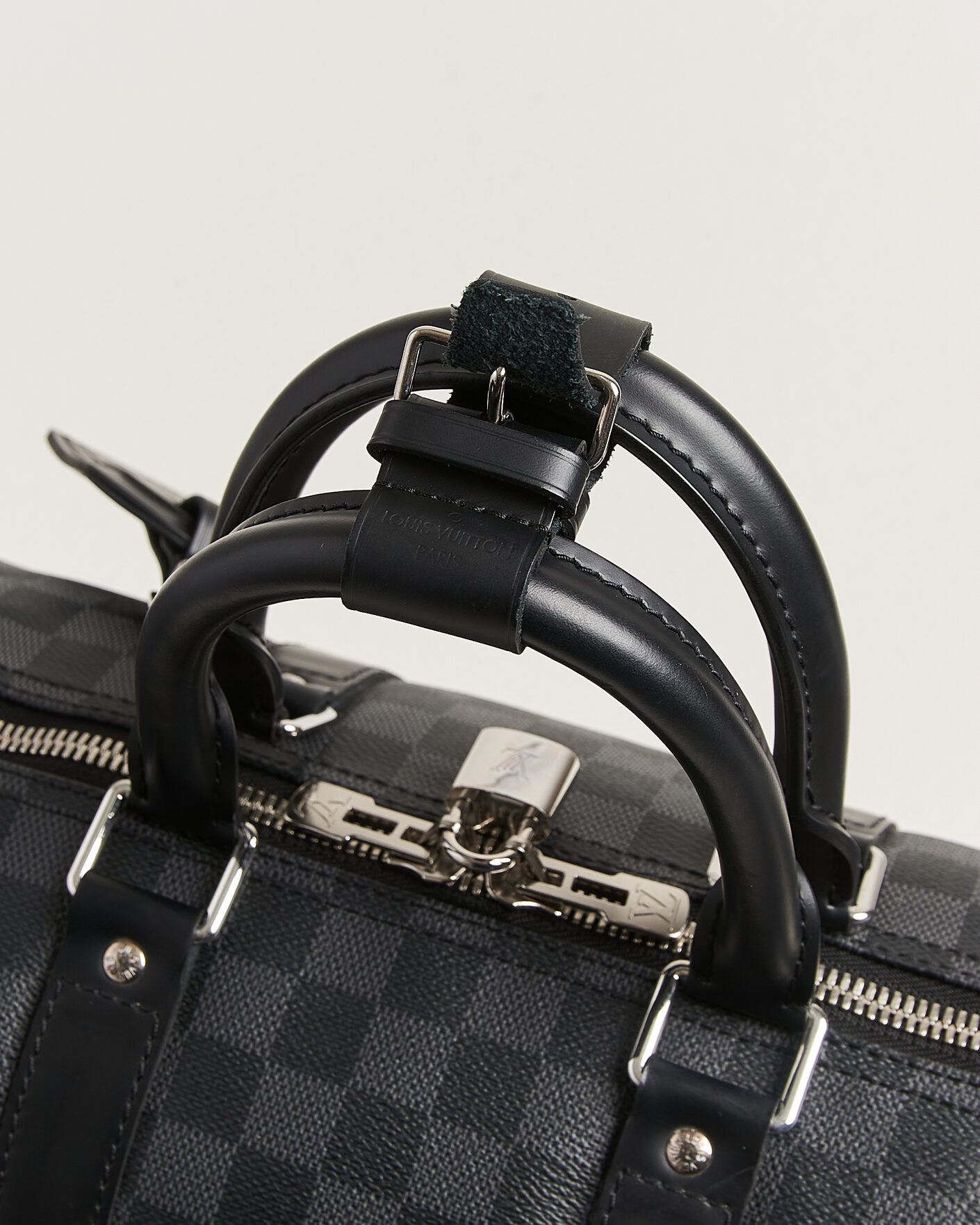 Mies | Pre-Owned & Vintage Bags | Louis Vuitton Pre-Owned | Keepall 45 Bandouliére Damier graphite