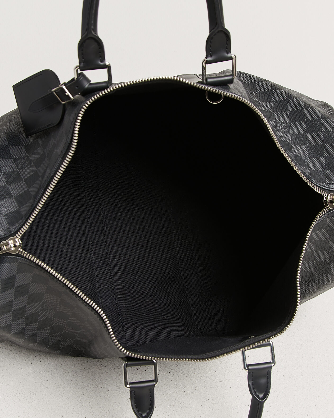 Mies | Pre-Owned & Vintage Bags | Louis Vuitton Pre-Owned | Keepall 45 Bandouliére Damier graphite