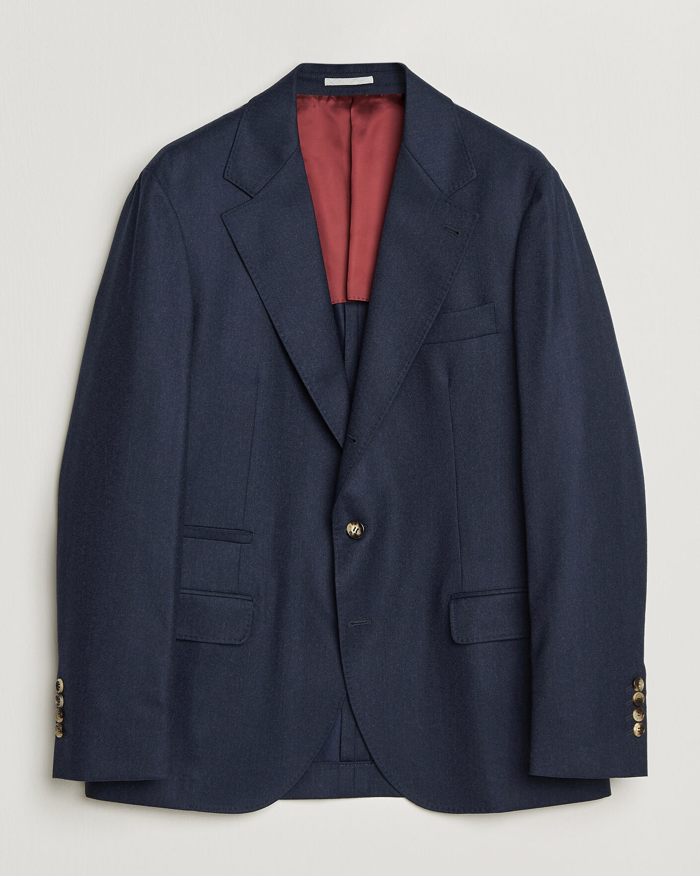 Mies | Pikkutakit | Brunello Cucinelli | Wool Flannel Blazzer Navy
