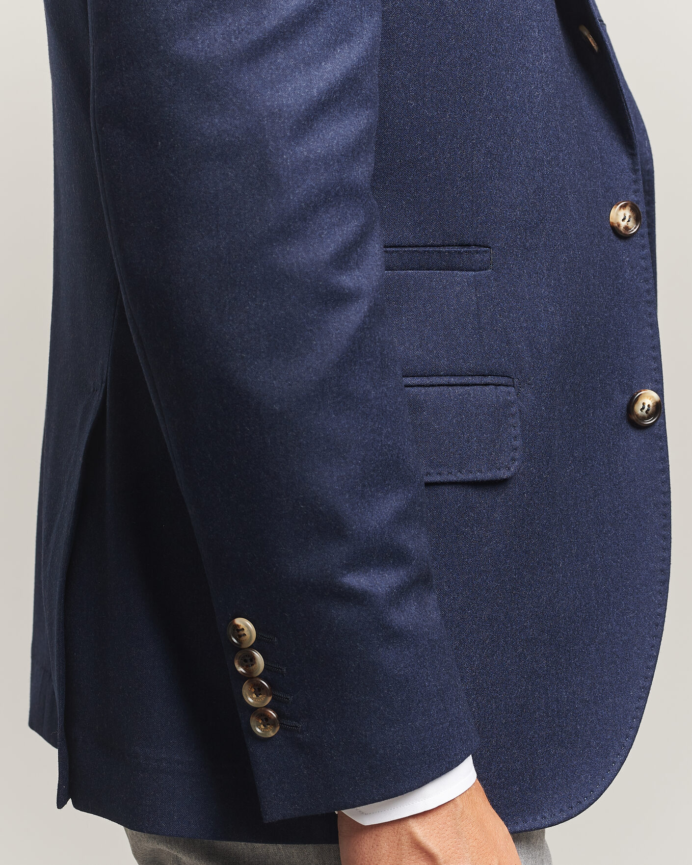 Mies | Pikkutakit | Brunello Cucinelli | Wool Flannel Blazzer Navy