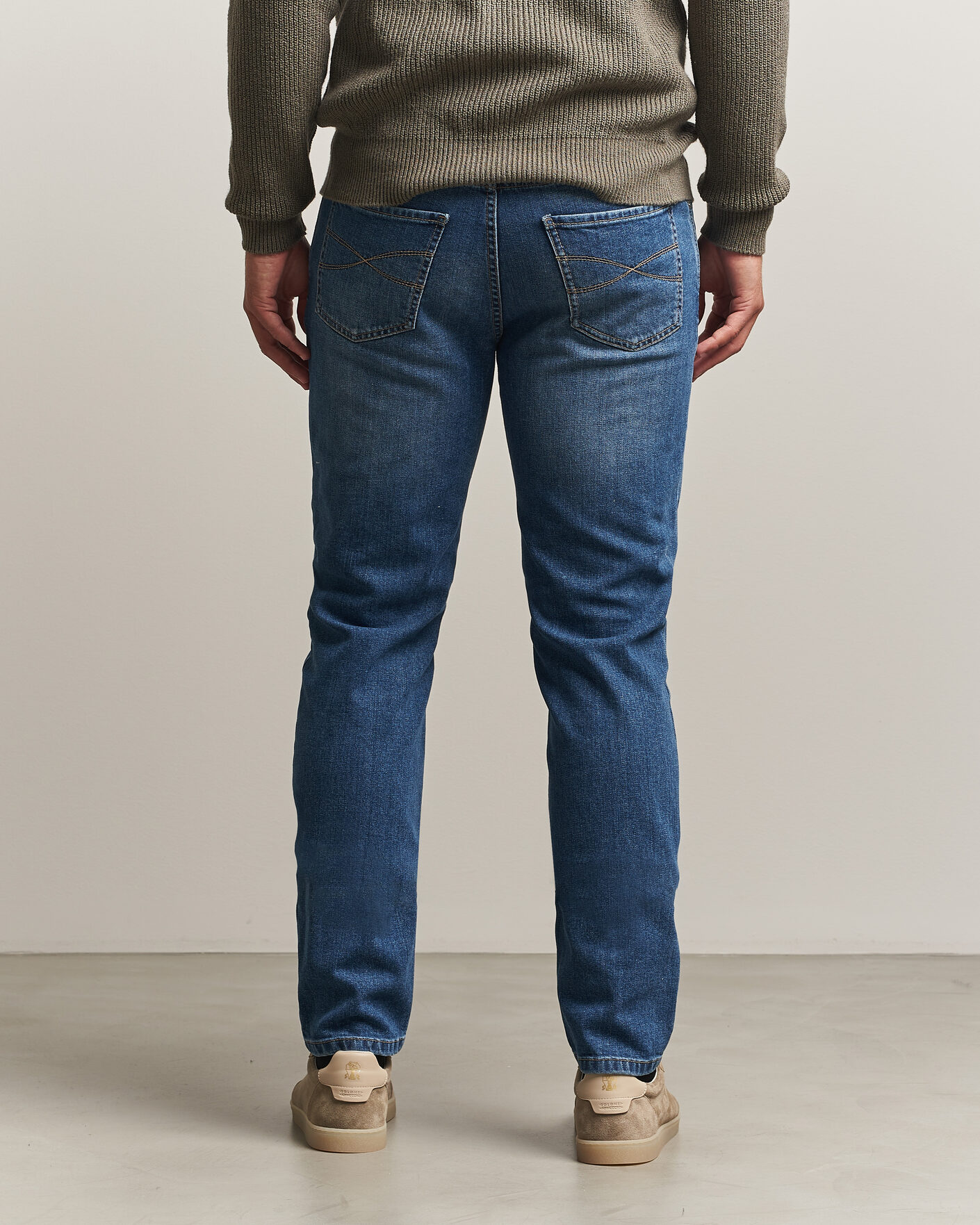 Mies | Housut | Brunello Cucinelli | Traditional Fit Jeans Medium Wash