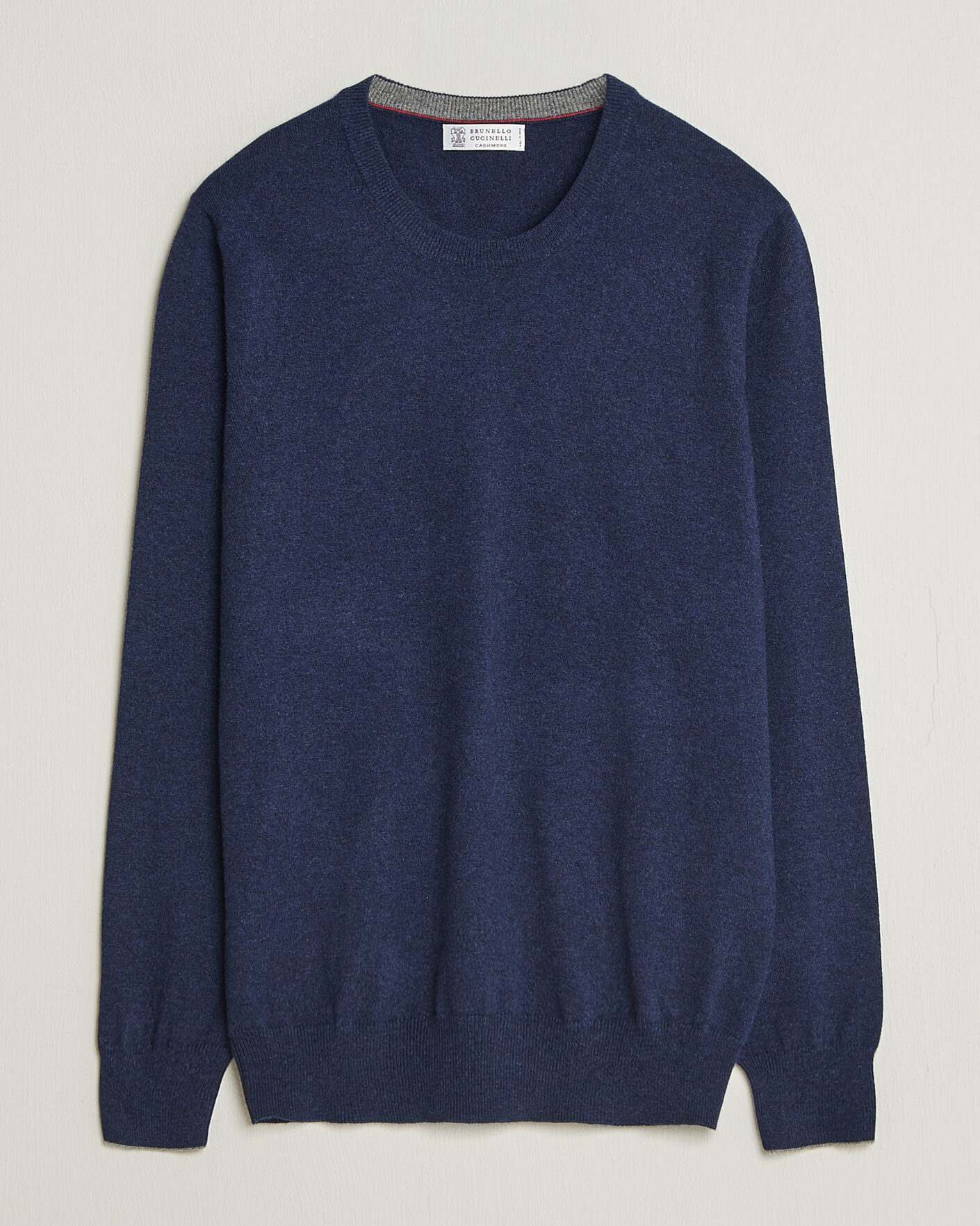 Mies | Puserot | Brunello Cucinelli | 2 Ply Cashmere Pullover Marine
