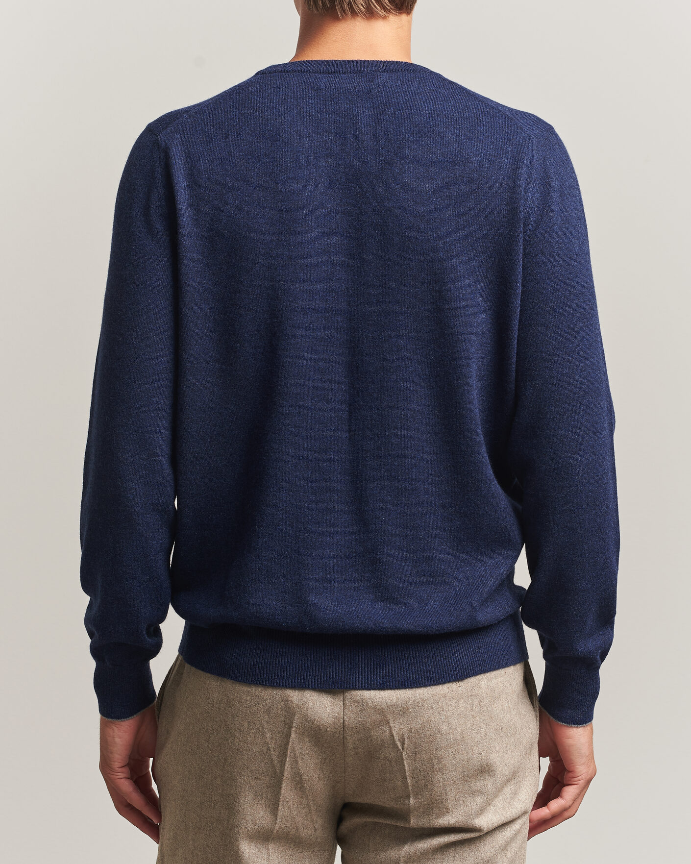 Mies | Puserot | Brunello Cucinelli | 2 Ply Cashmere Pullover Marine