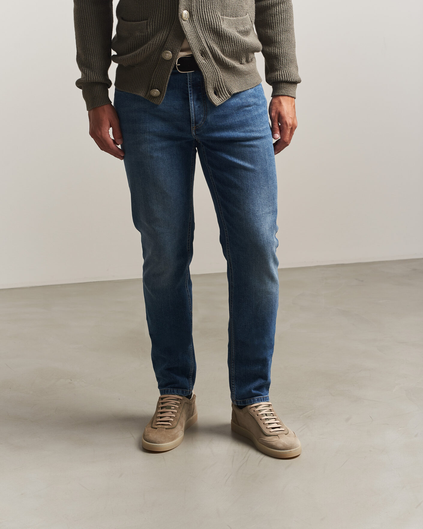 Mies | Tennarit | Brunello Cucinelli | Classic Sneakers Taupe