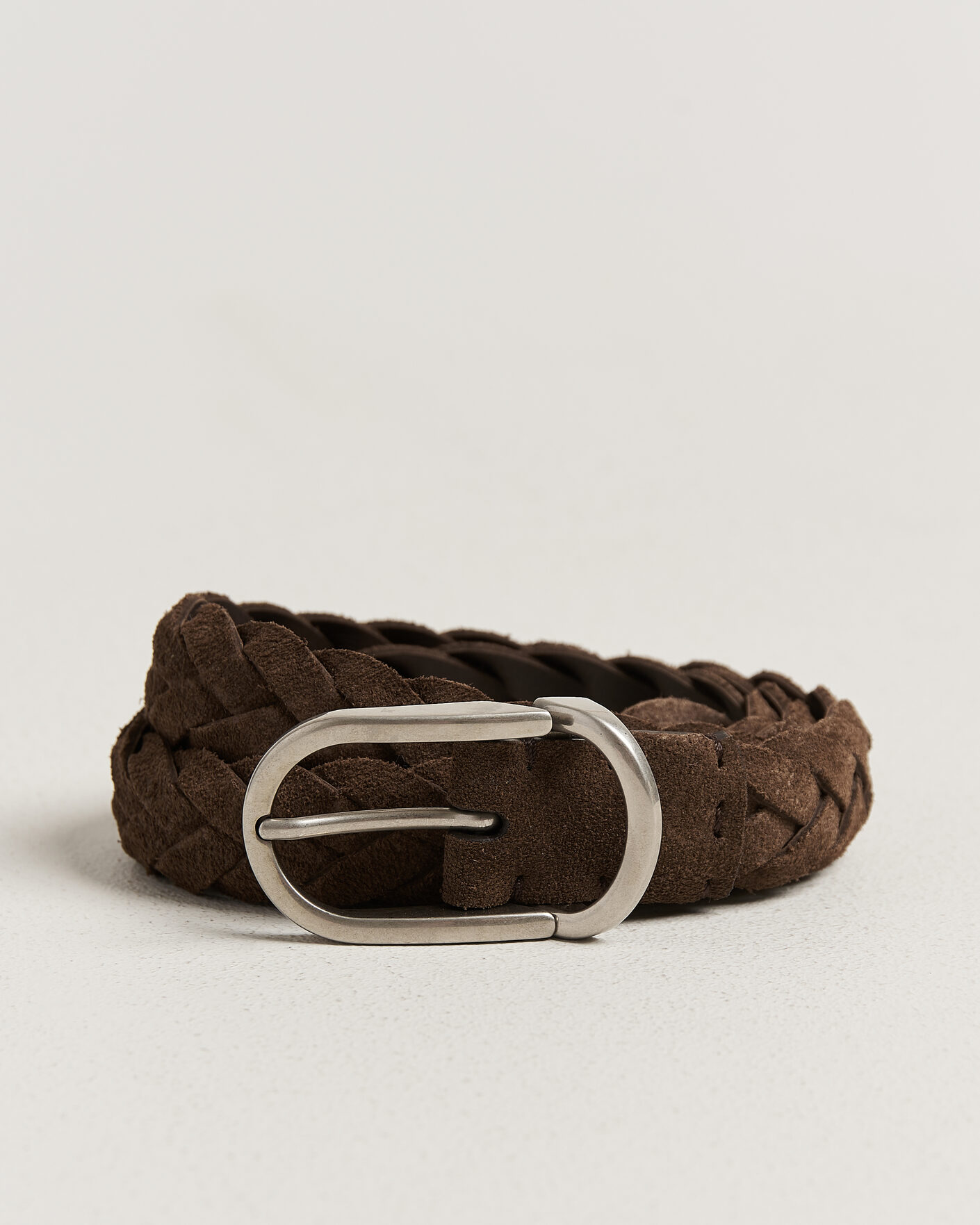 Mies | Vyöt | Brunello Cucinelli | Suede Belt Dark Brown