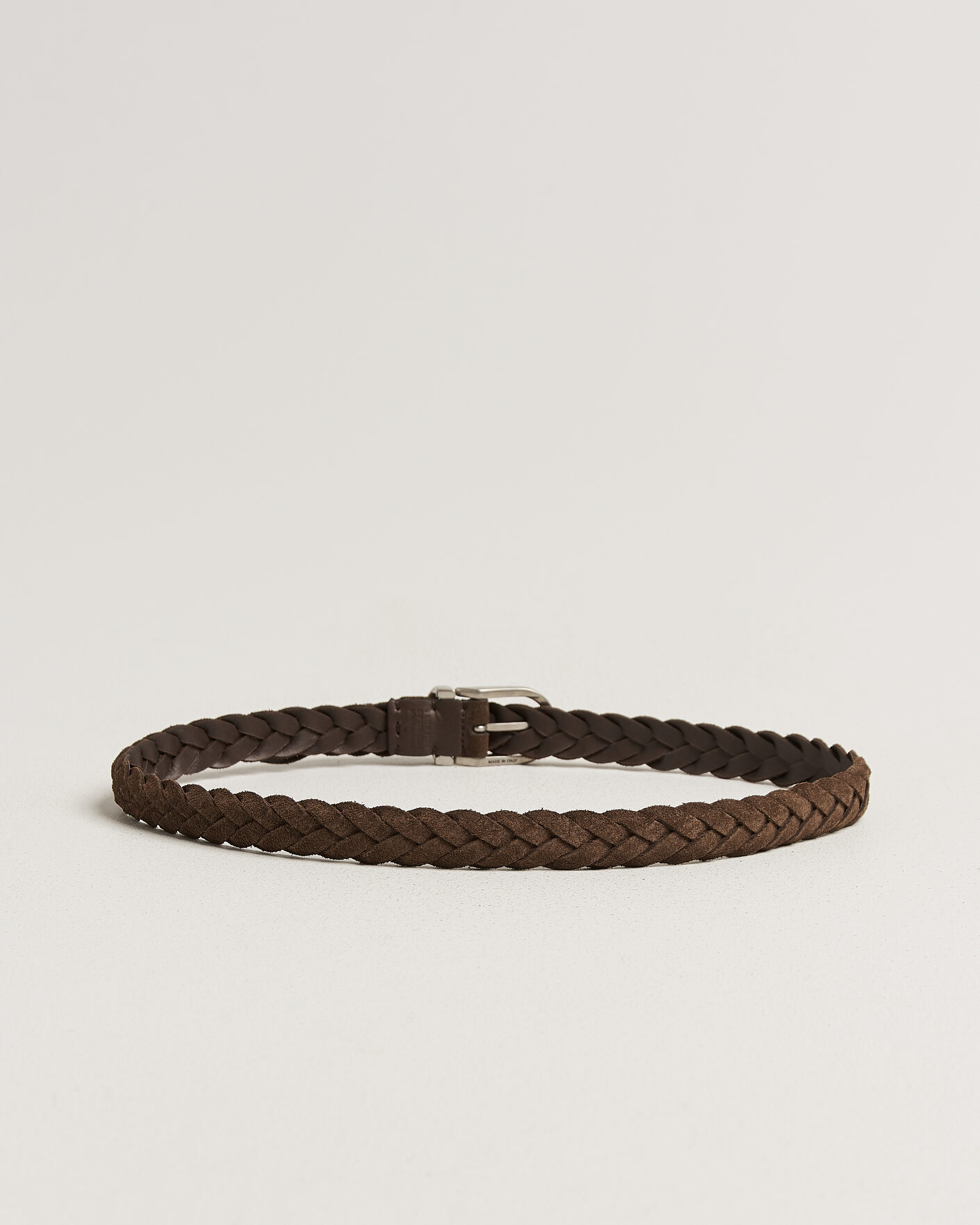 Mies | Vyöt | Brunello Cucinelli | Suede Belt Dark Brown