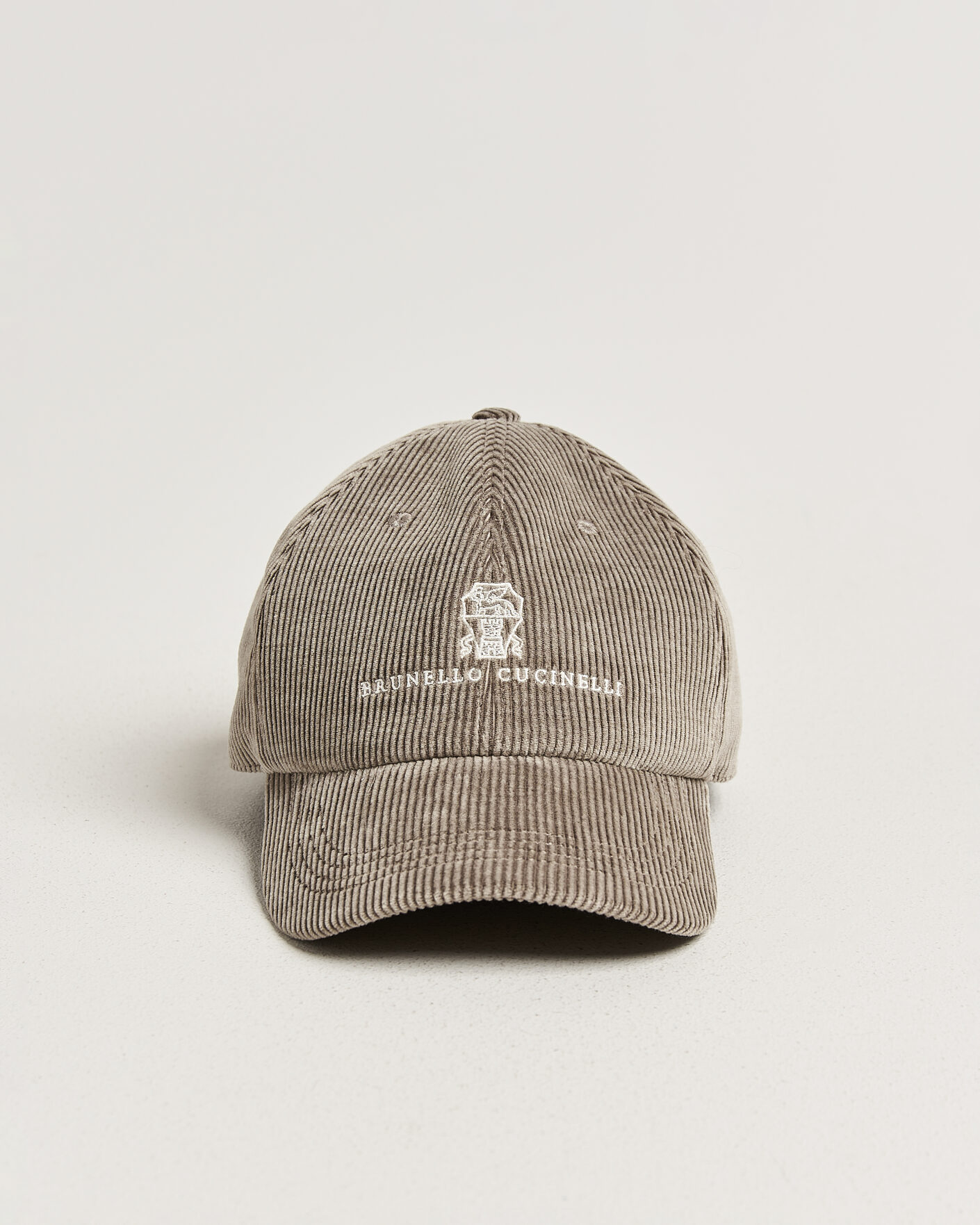 Mies | Päähineet | Brunello Cucinelli | Corduroy Baseball Cap Taupe