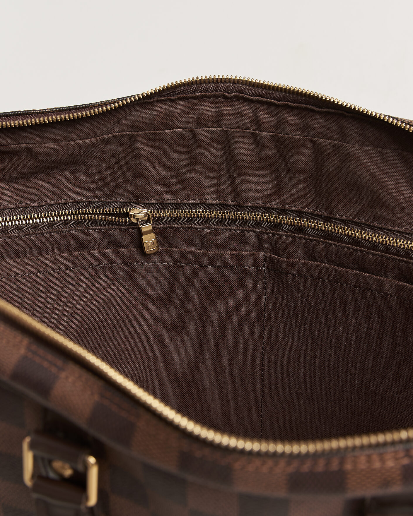 Mies | Pre-Owned & Vintage Bags | Louis Vuitton Pre-Owned | Porte Documents Voyage Damier Ebene