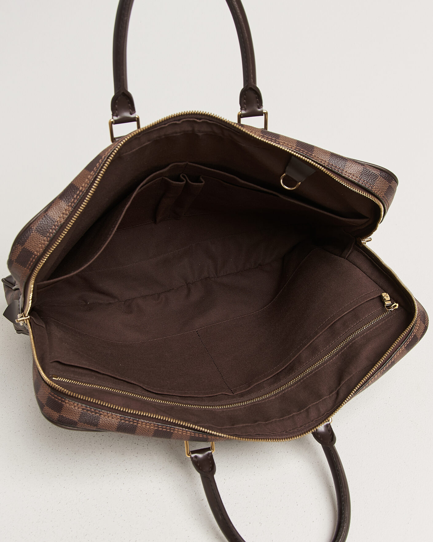 Mies | Pre-Owned & Vintage Bags | Louis Vuitton Pre-Owned | Porte Documents Voyage Damier Ebene