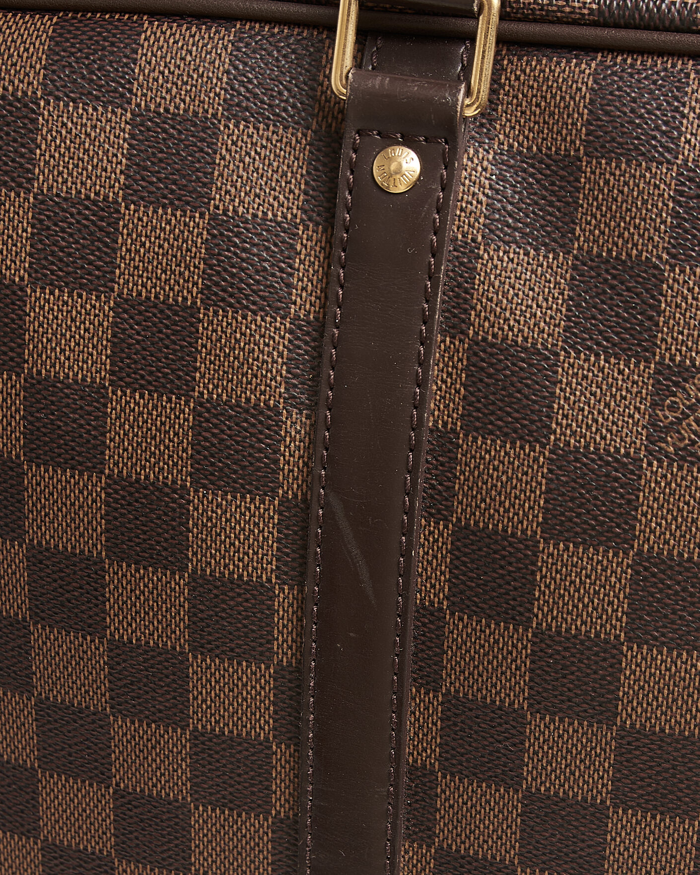Mies | Pre-Owned & Vintage Bags | Louis Vuitton Pre-Owned | Porte Documents Voyage Damier Ebene